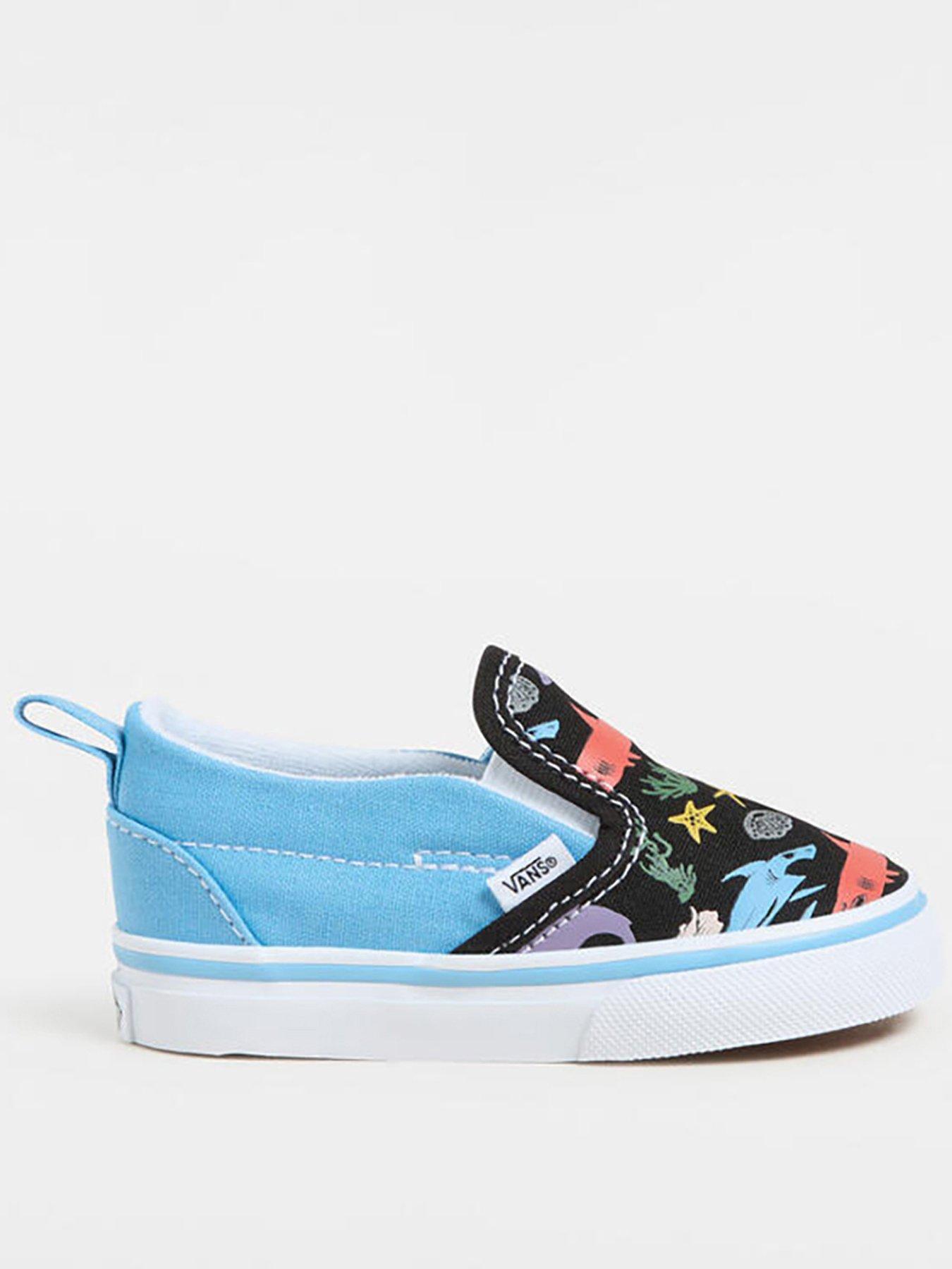 Image 1 of 5 of Vans Toddler Slip-On V Trainers - Blue