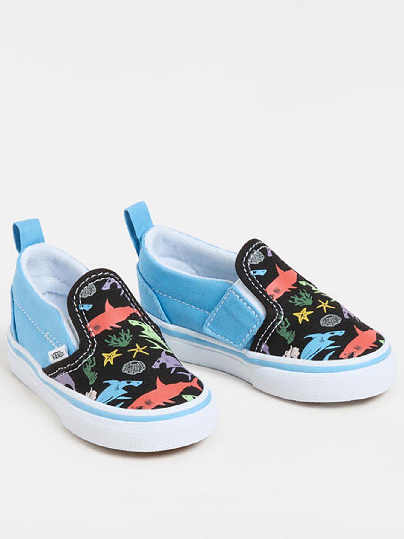 Image 2 of 5 of Vans Toddler Slip-On V Trainers - Blue