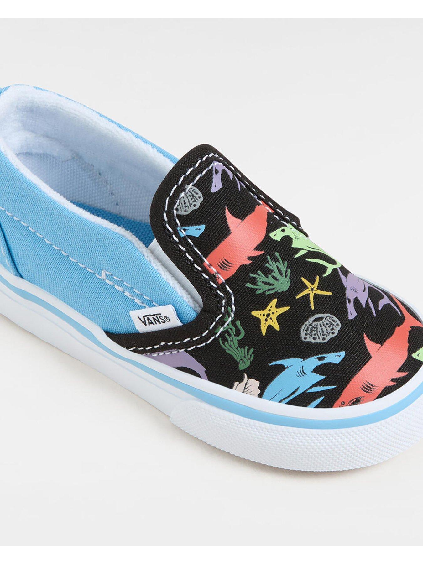 Image 4 of 5 of Vans Toddler Slip-On V Trainers - Blue