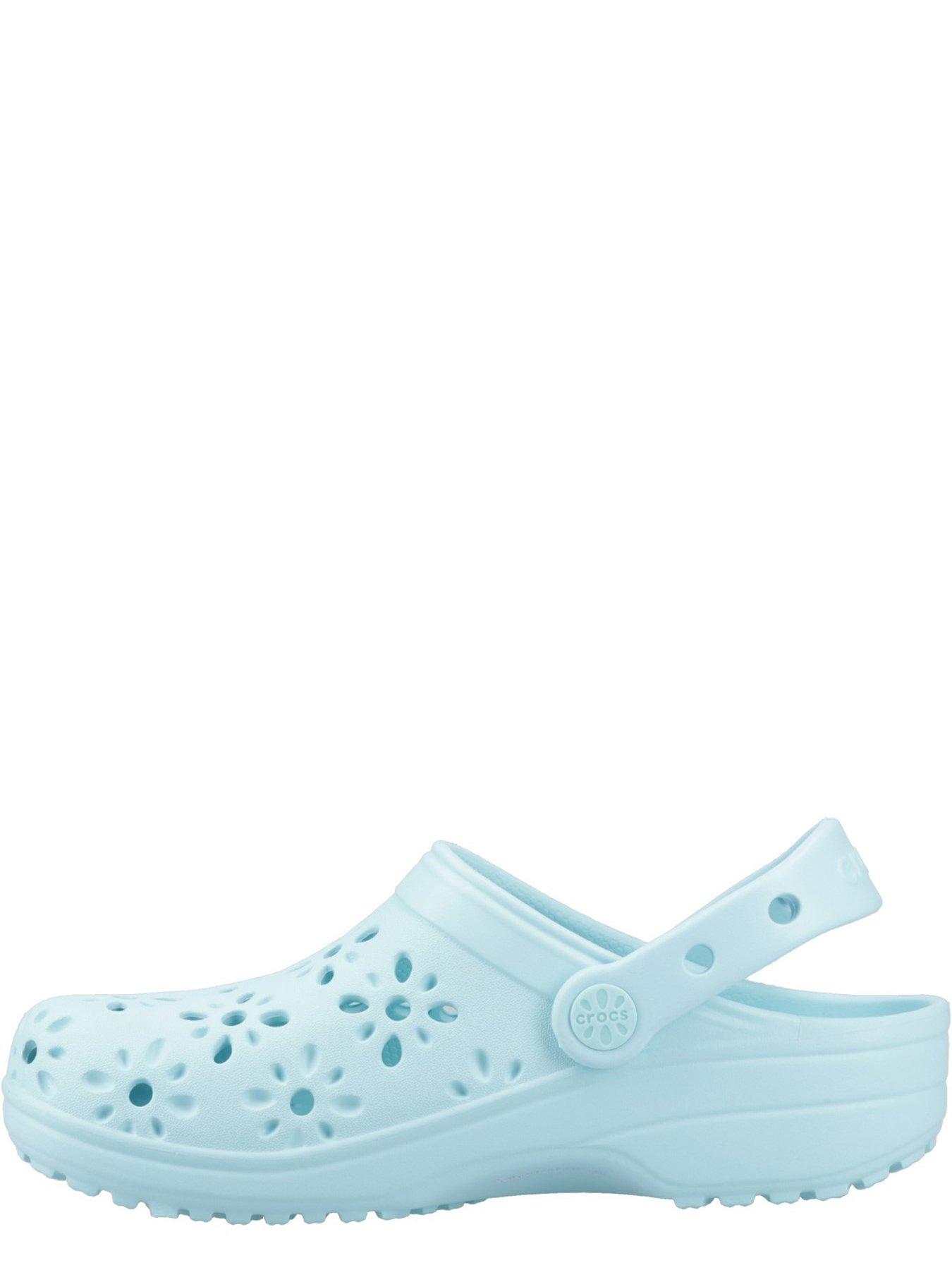 Image 4 of 5 of Crocs Crocs Kids Classic Floral Cut Out