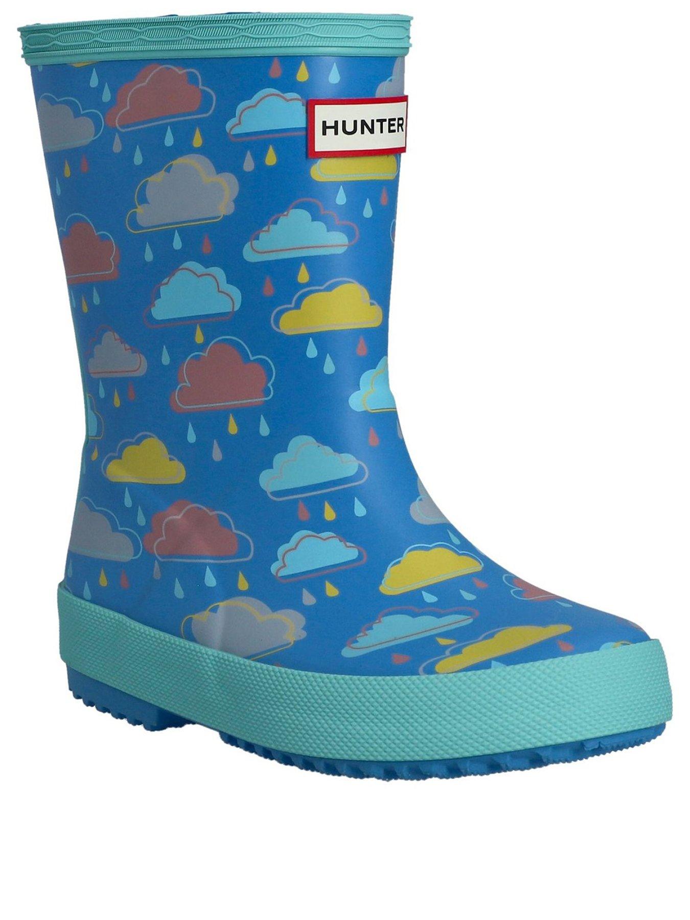 hunter-kids-first-rain-cloud-print-bootstillFront