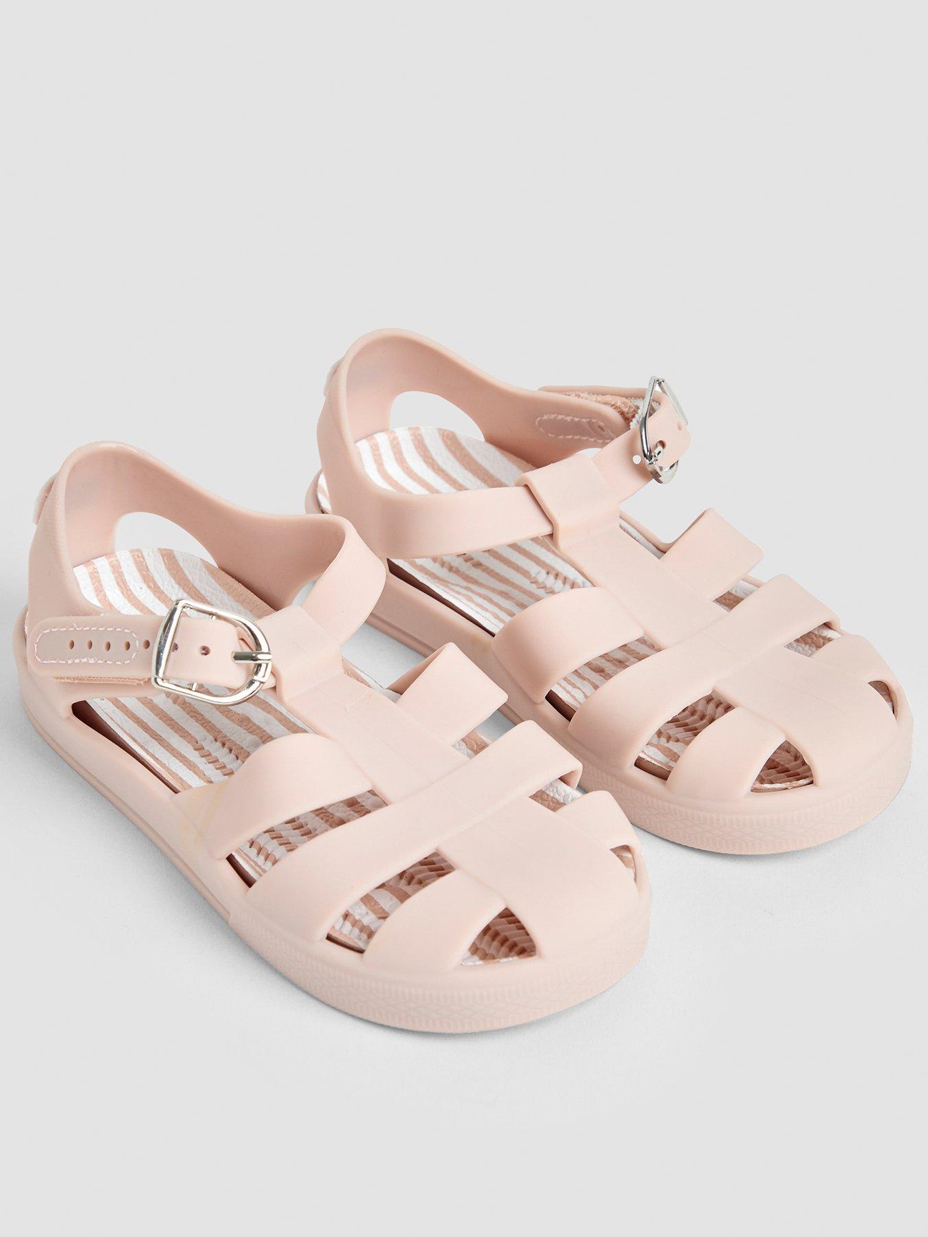 Image 1 of 4 of JoJo Maman Bebe Girls Jelly Sandals - Pink