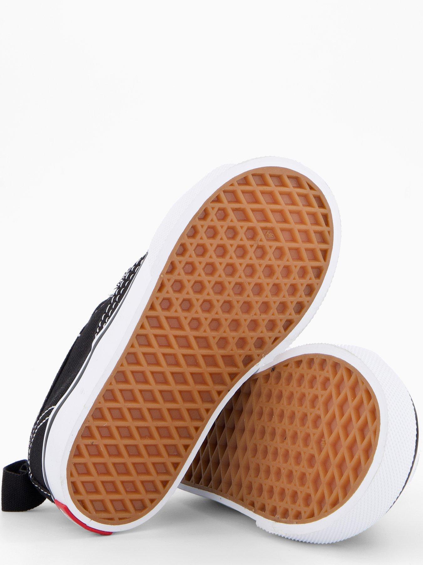 vans-toddler-authentic-elastic-lace-trainers-blackwhitedetail