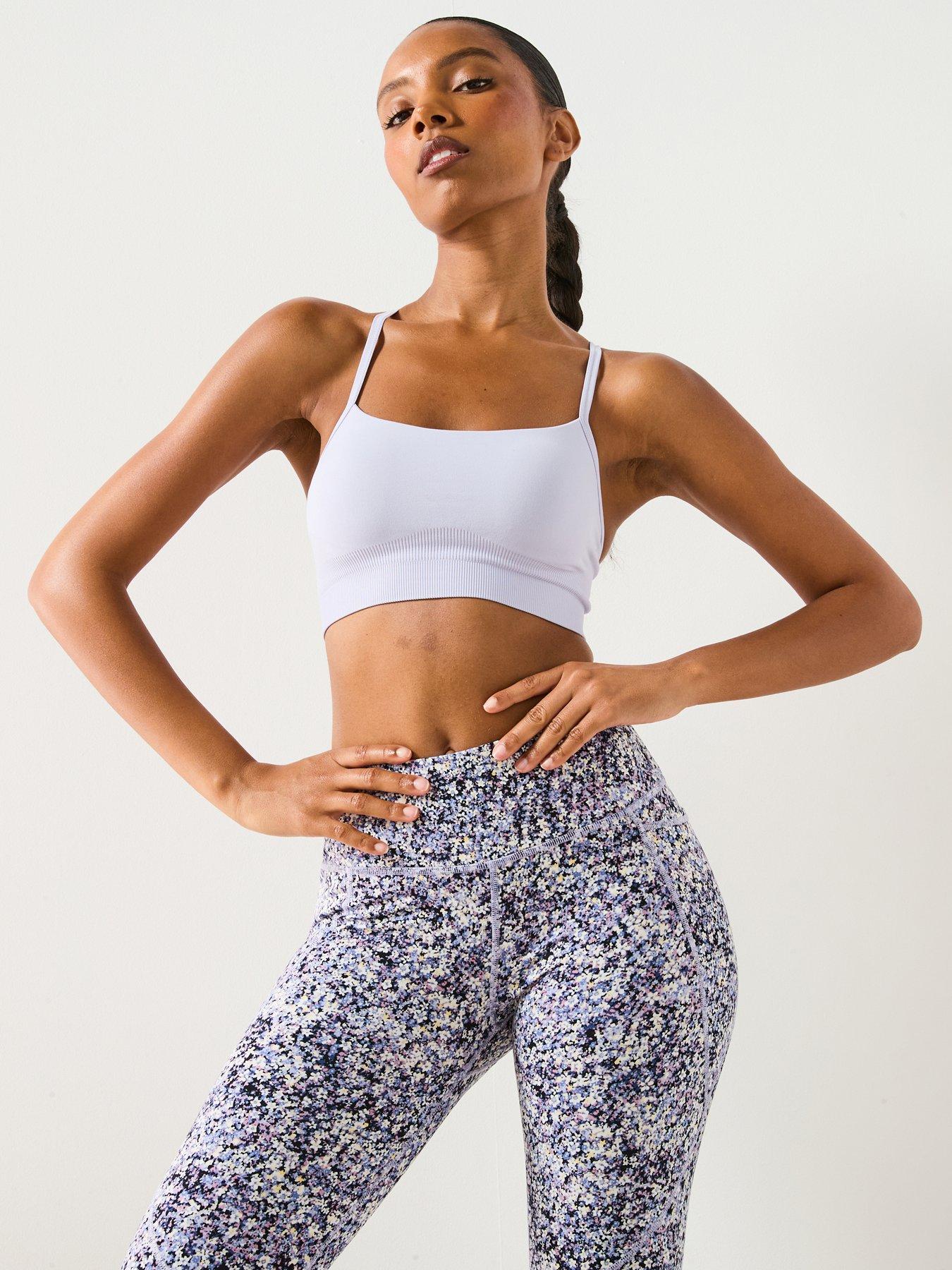 Sweaty Betty Womens Training Spirit Restored Seamless Yoga Bra - Purple