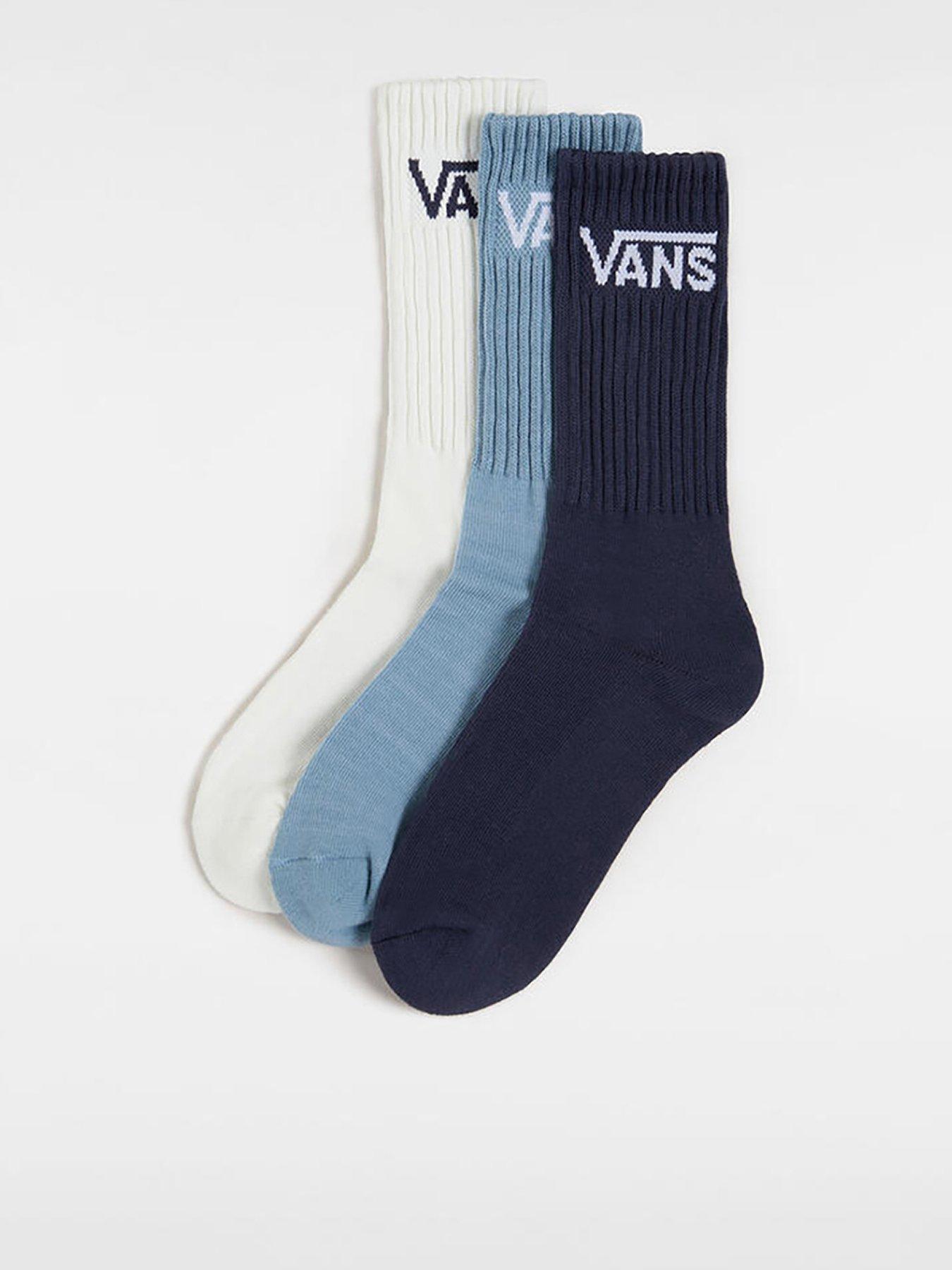 Image of Vans Kid's Classic Crew Socks - Blue