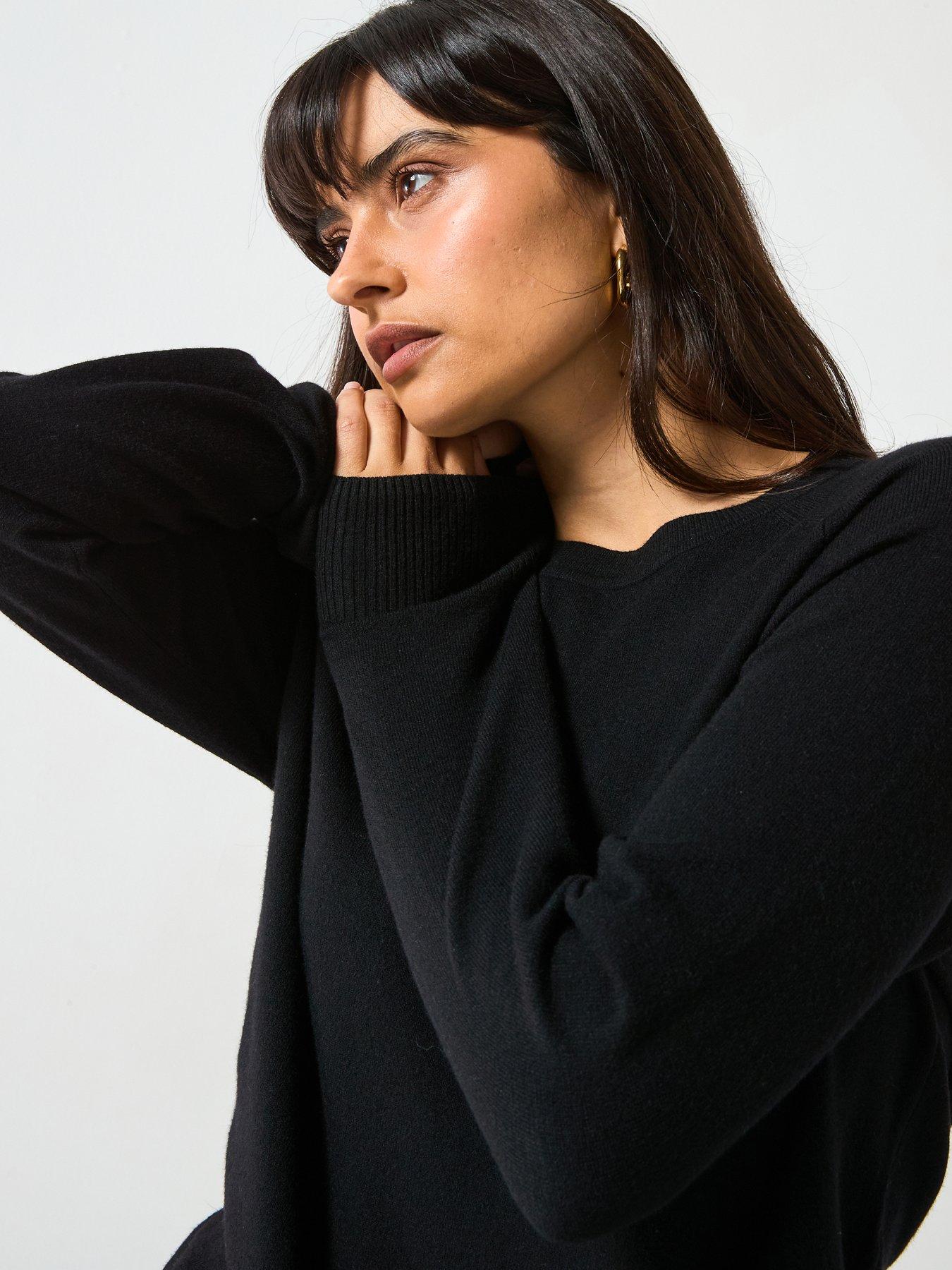 the-very-collection-classic-comfort-relaxed-crew-neck-jumper-blackoutfit