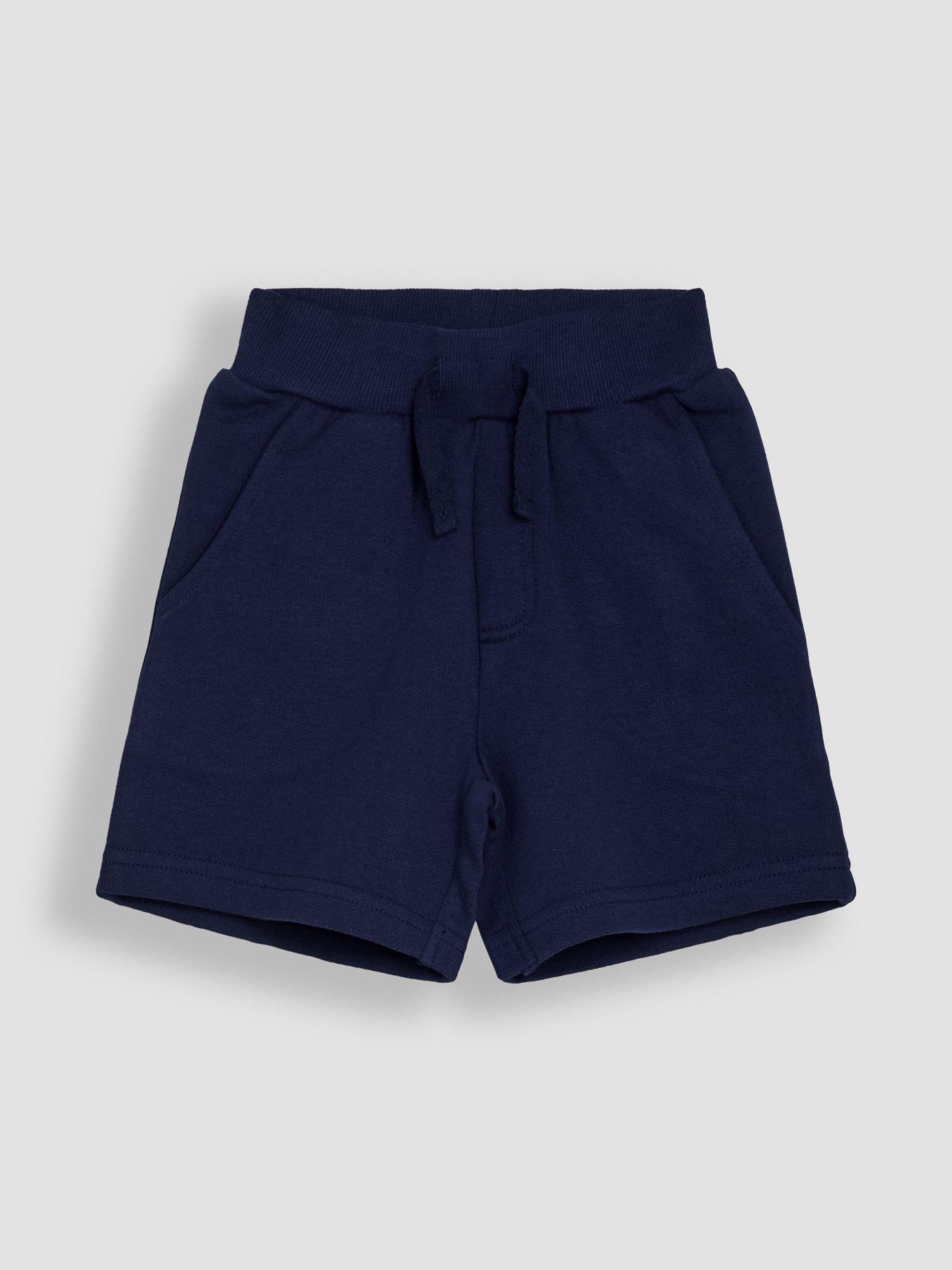 Image 4 of 4 of JoJo Maman Bebe Boys 2-Piece Sea Ocean T-Shirt &amp; Short Set - Navy