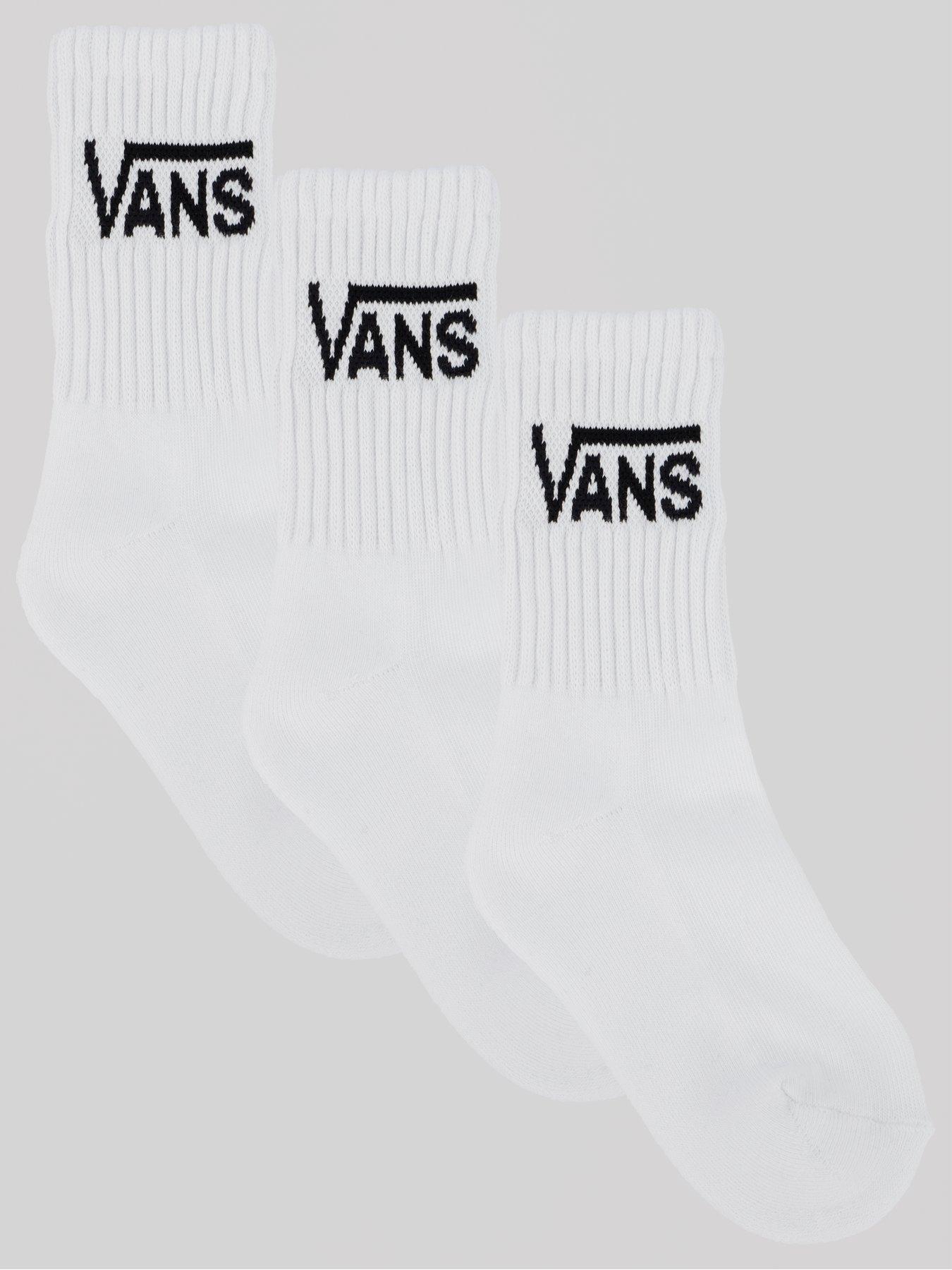 undefined Kid's Classic Crew Socks - White