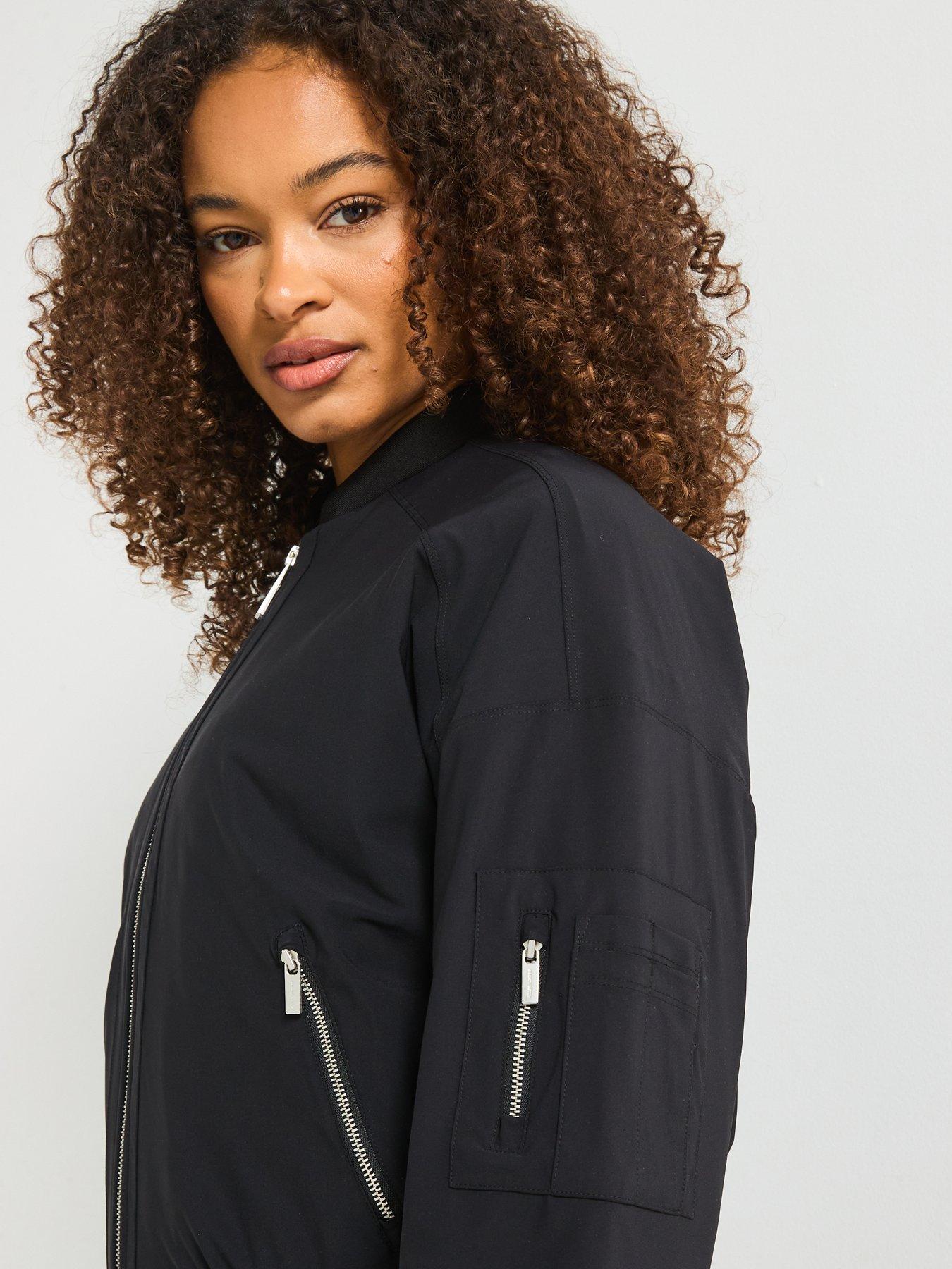 Image 4 of 6 of Sweaty Betty Womens Explorer Bomber Jacket - Navy
