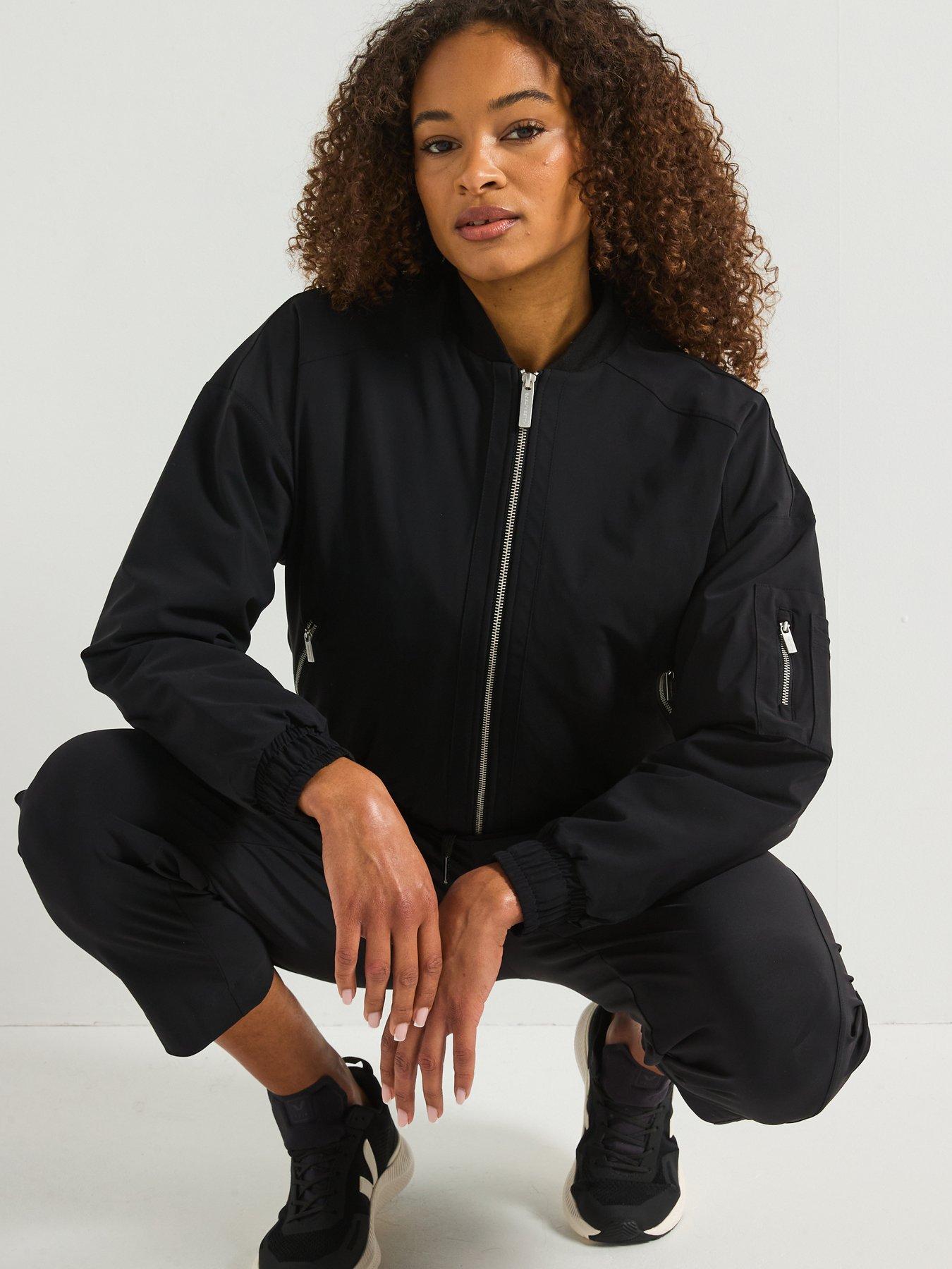 Image 5 of 6 of Sweaty Betty Womens Explorer Bomber Jacket - Navy