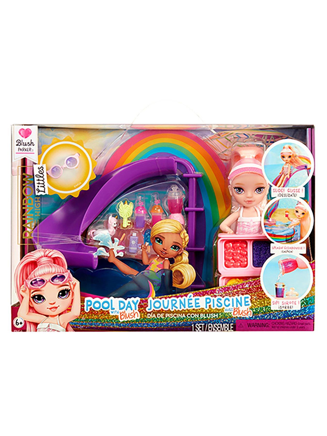 Image 7 of 8 of Rainbow High Rainbow High Little Pool Day with Blush Playset