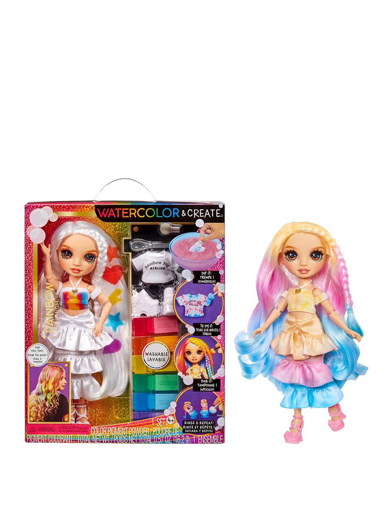 undefined Rainbow High WaterColor  &  Create Fashion Doll- Brown Eyes