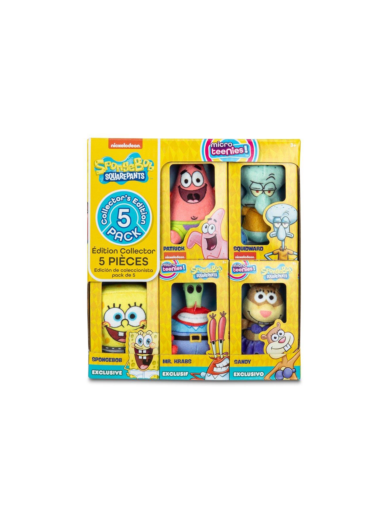 Image 2 of 8 of Micro Teenies - SpongeBob SquarePants Collector 5 Pack (includes 3 chase characters - Mr Krabs, SpongeBob in Underpants, Sandy)