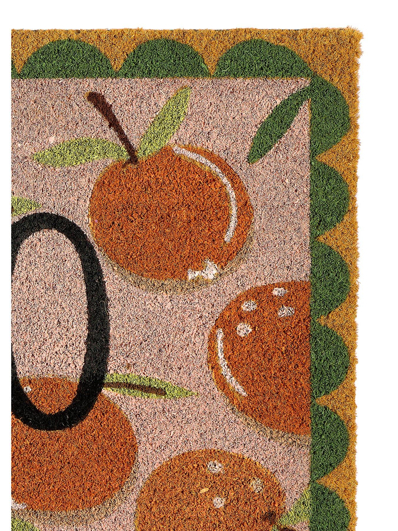 Image 4 of 4 of The Very Collection Mandarin Ciao Doormat 45x75cm - Orange