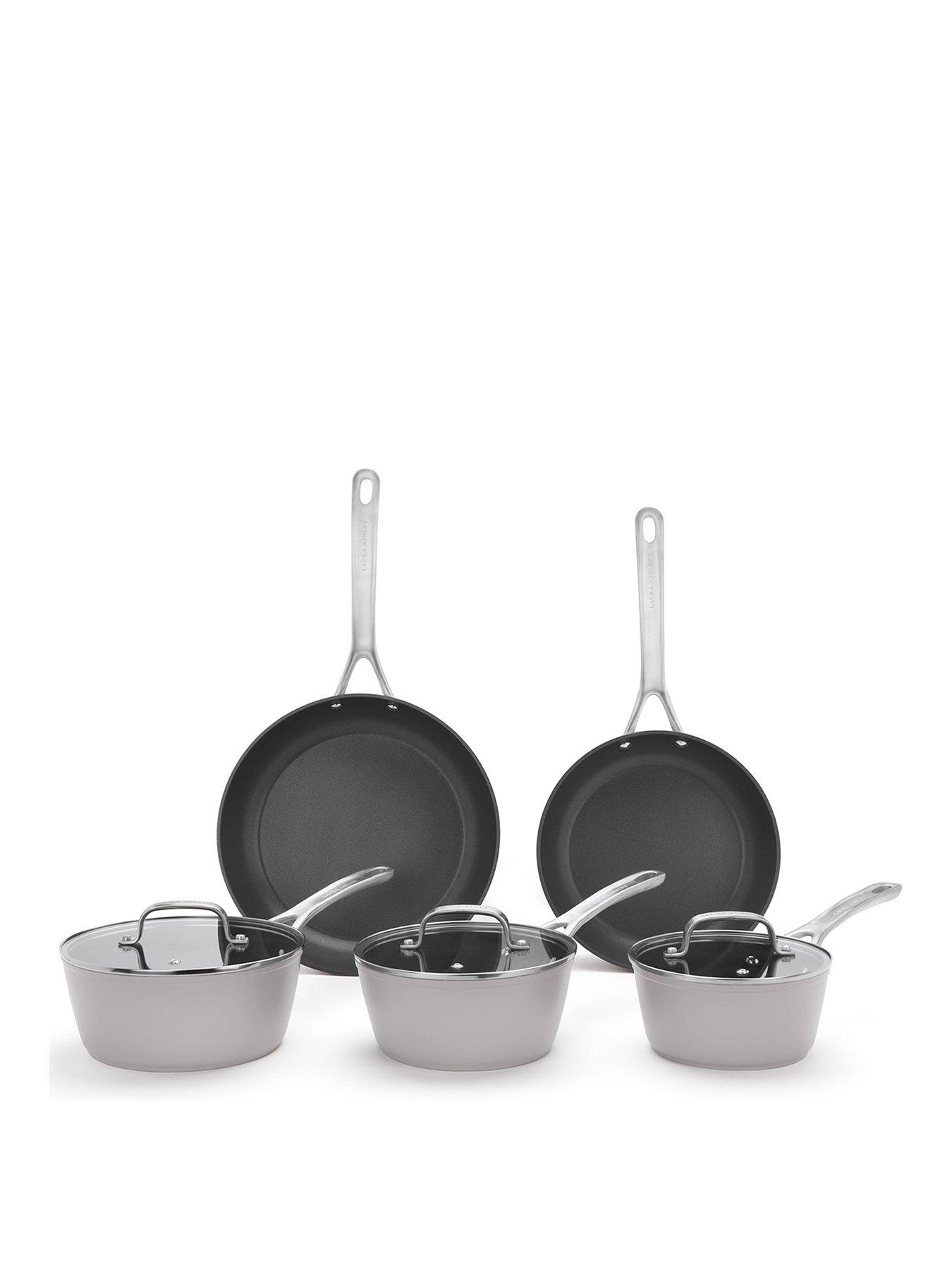 undefined 5 Piece Pan Set - Dark Dove Grey