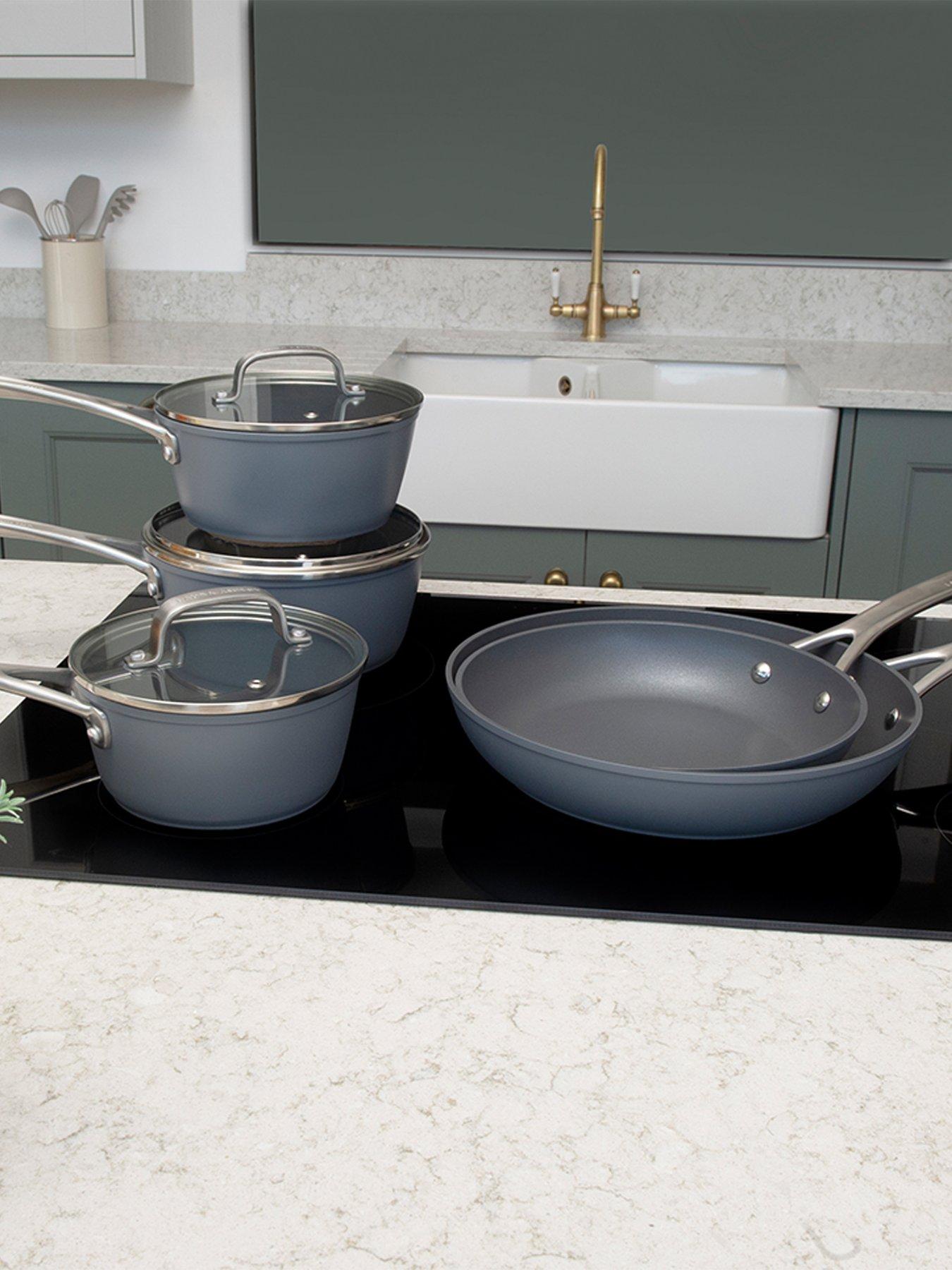 Image 2 of 4 of Laura Ashley 5 Piece Pan Set -&nbsp;Slate