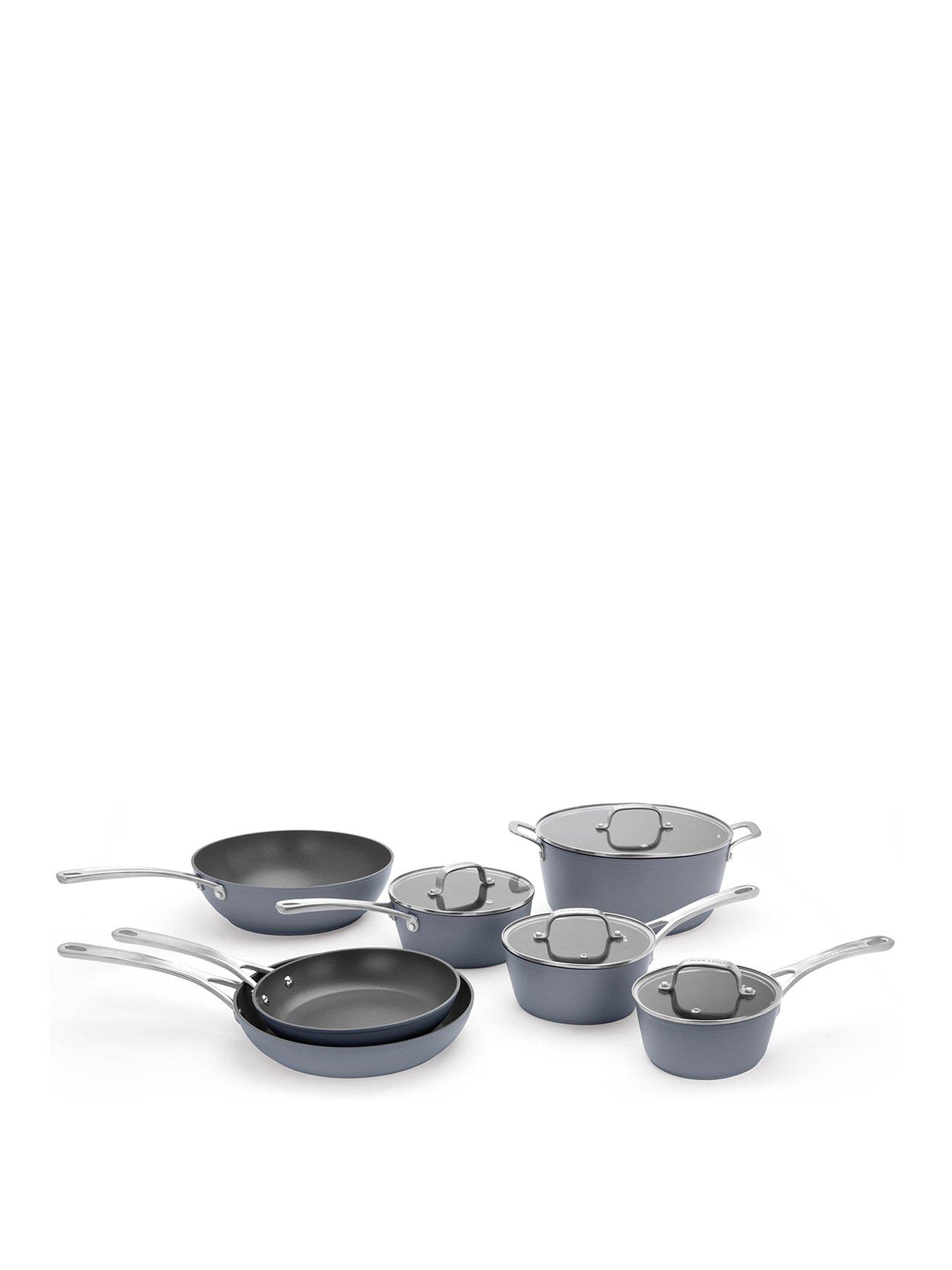 undefined Laura Ashley 7 Piece Pan Set- Slate
