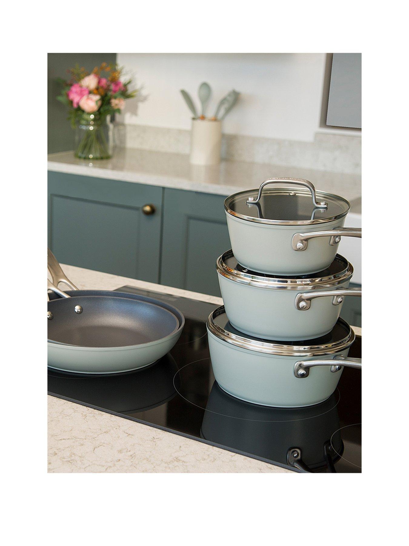 undefined 5 Piece Pan Set - Sage Leaf