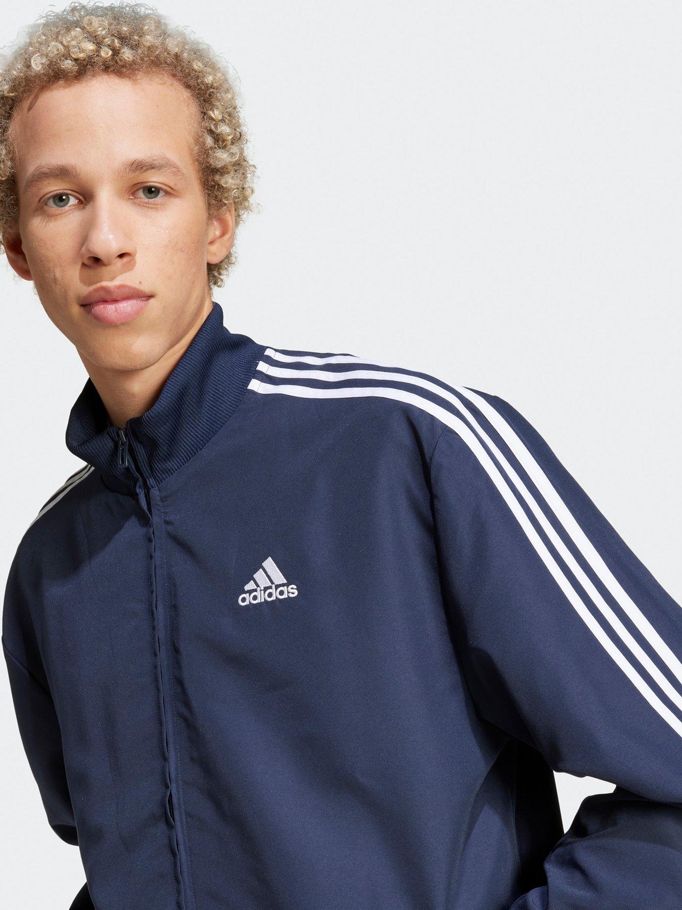 adidas-sportswear-mens-3-stripes-woven-track-suit-blueoutfit