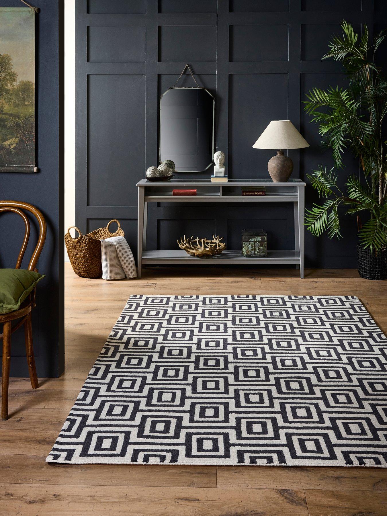very-home-labyrinth-rug-100-pure-wool-rug-multi