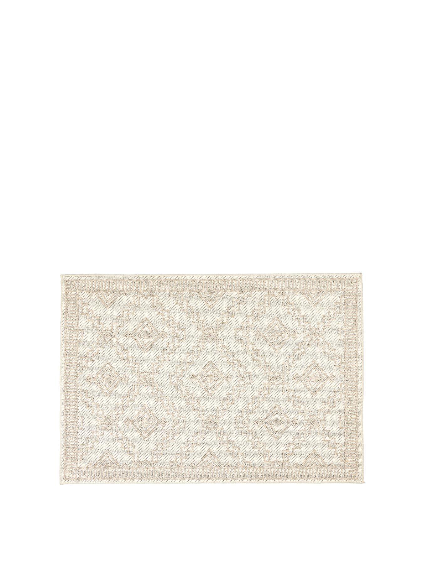 Image 2 of 7 of The Very Collection Atlas Diamond Flatweave Indoor/Outdoor Rug