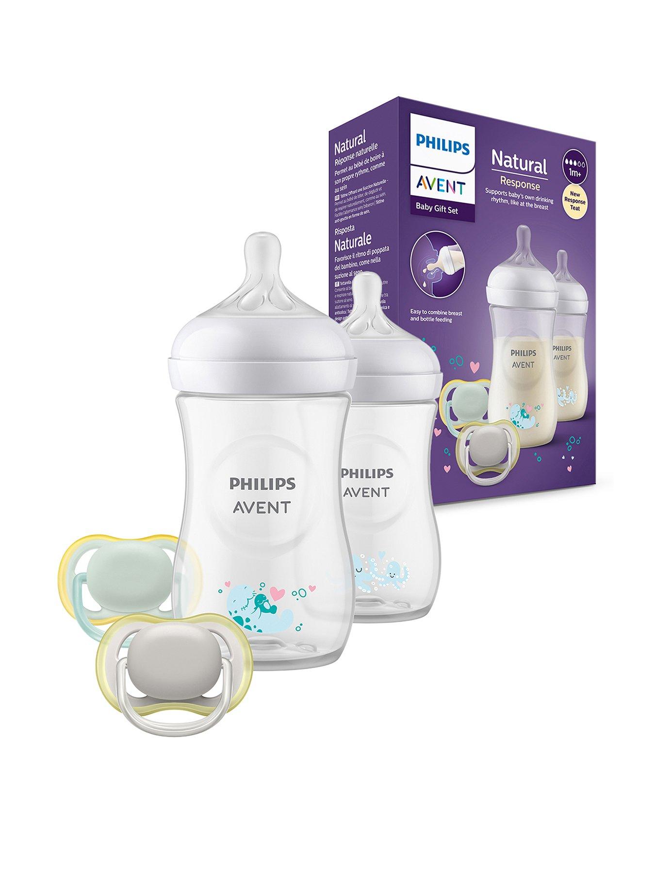 Avent Philips Avent Natural Response Baby Gift Set 2x 9oz Sea