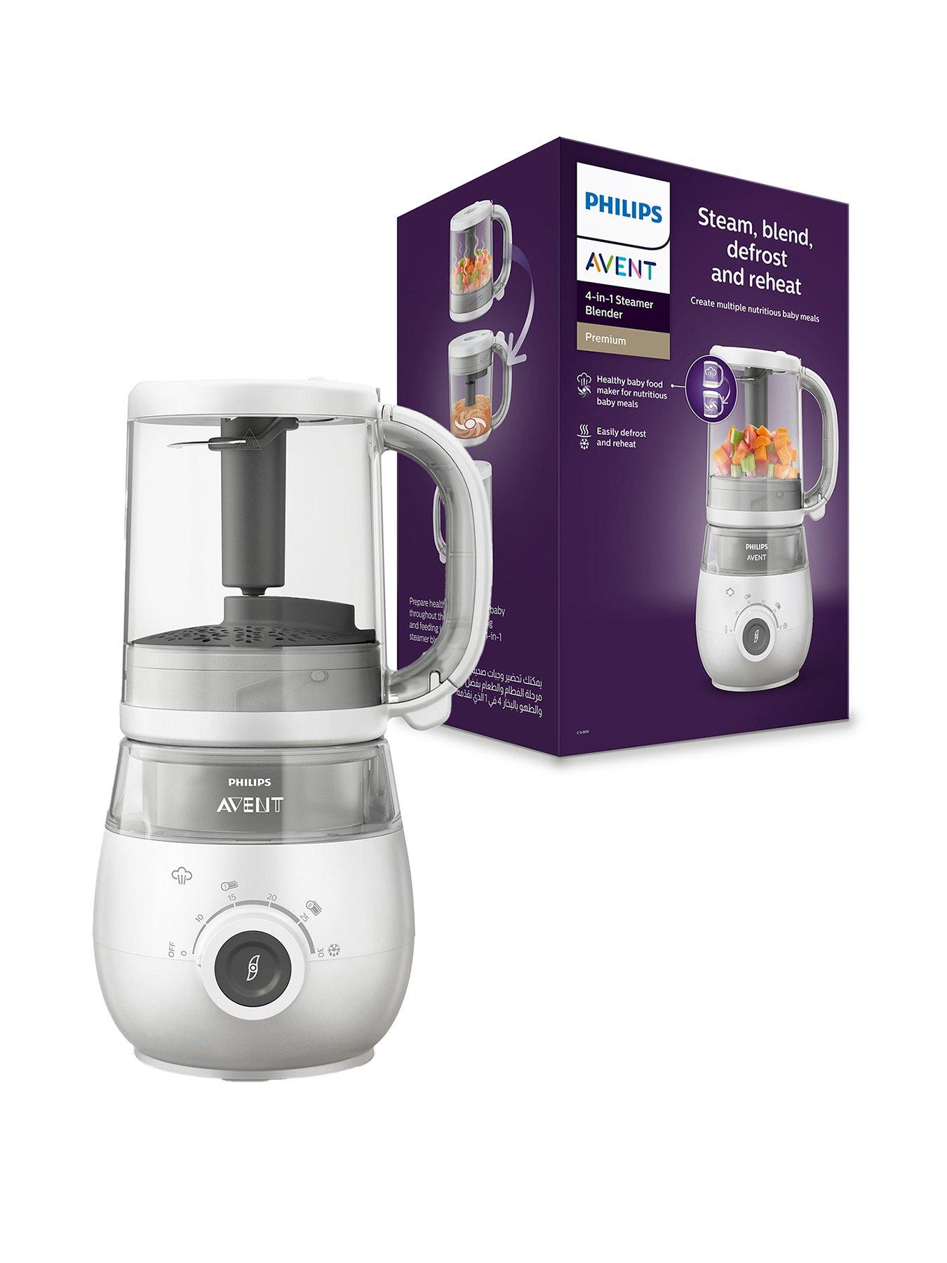 undefined Philips Avent Premium 4-in-1 Steamer and Blender, Baby Food Maker, SCF883/02