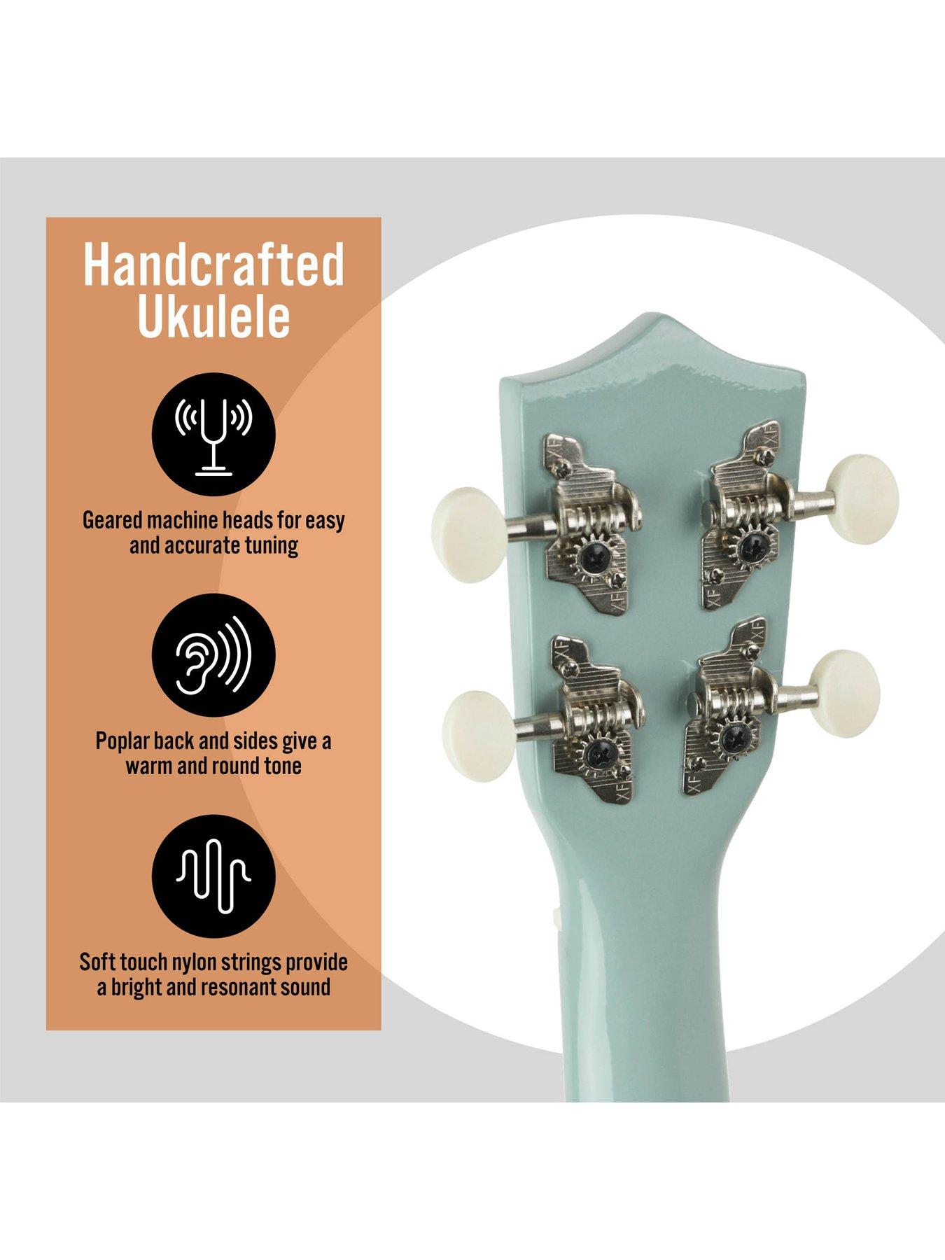 Image 4 of 4 of 3rd Avenue 3rd Avenue Pastel Blue Soprano Ukulele with Bag