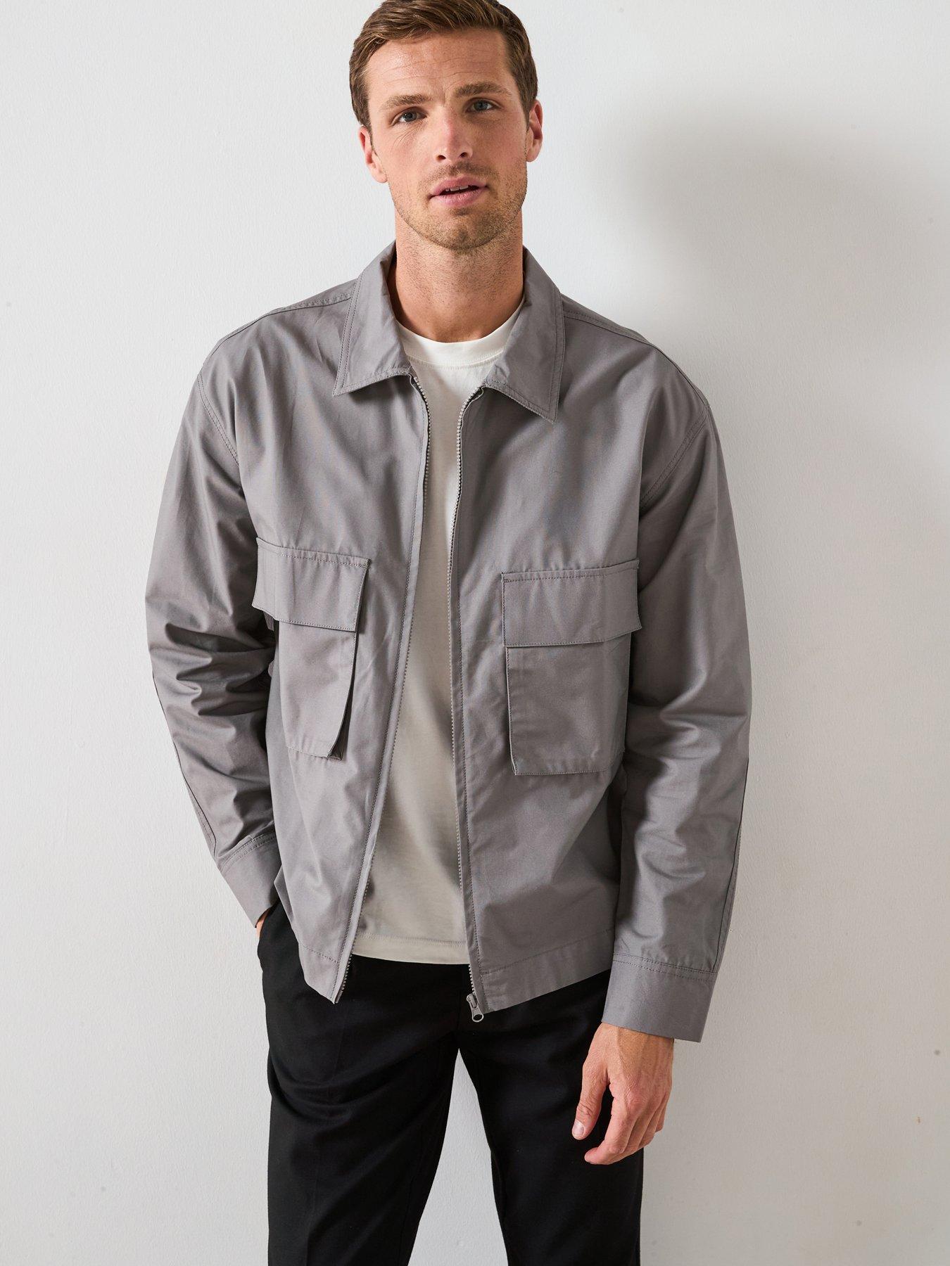Very Man Tech Overshirt - Light Grey
