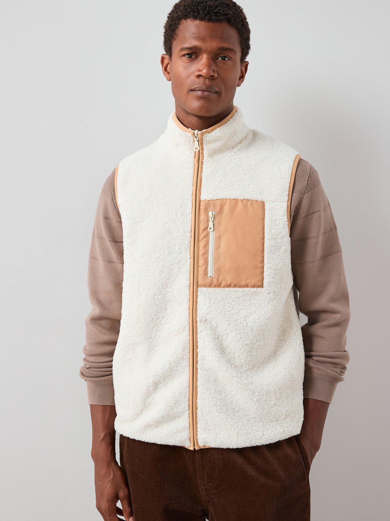 Very Man Borg Gilet - Ecru