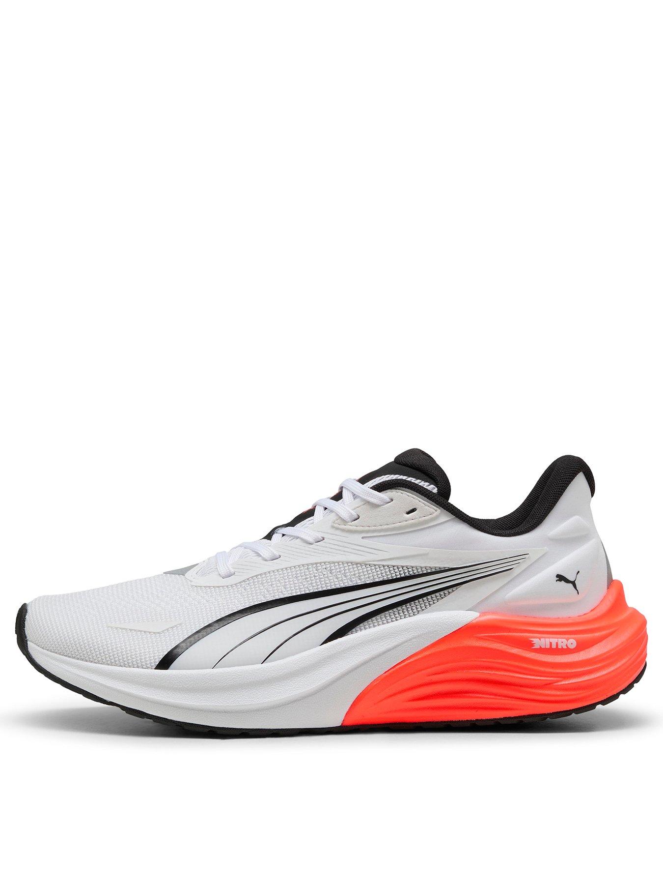 Image 1 of 7 of Puma Mens Running Electrify Nitro 4 Trainers - White