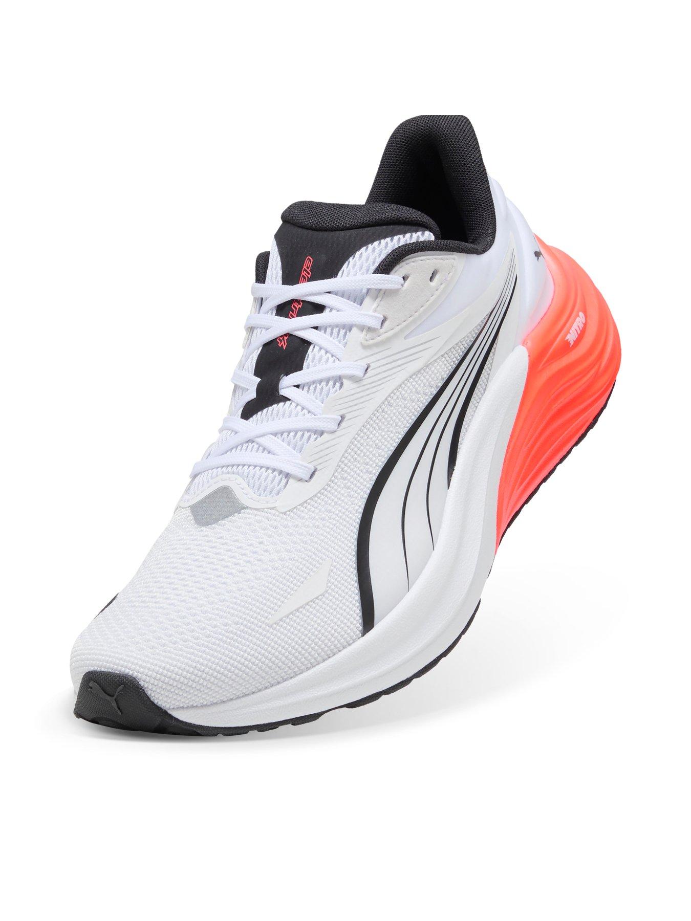 Image 6 of 7 of Puma Mens Running Electrify Nitro 4 Trainers - White