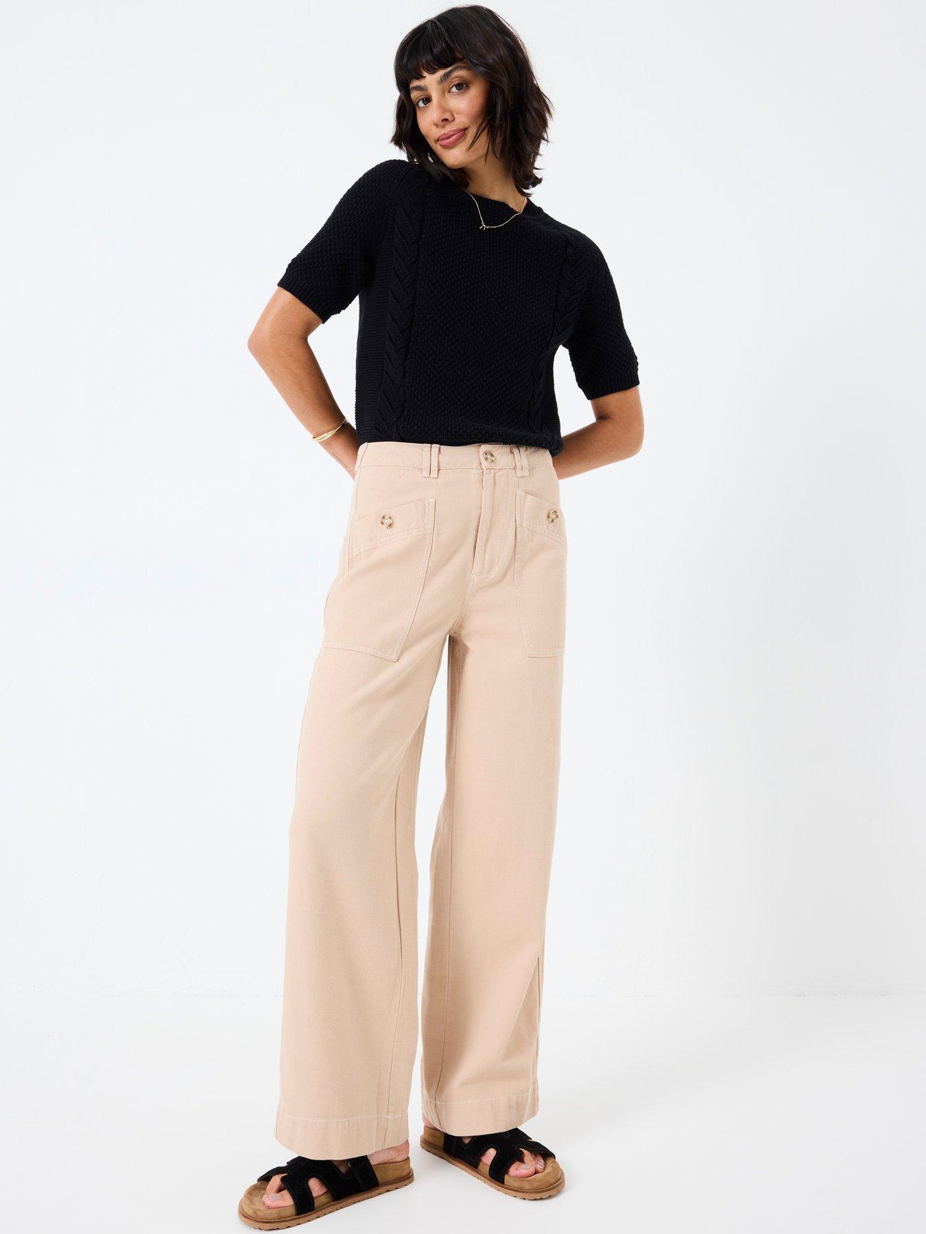 Image 1 of 4 of FatFace Eden Trousers - Pink