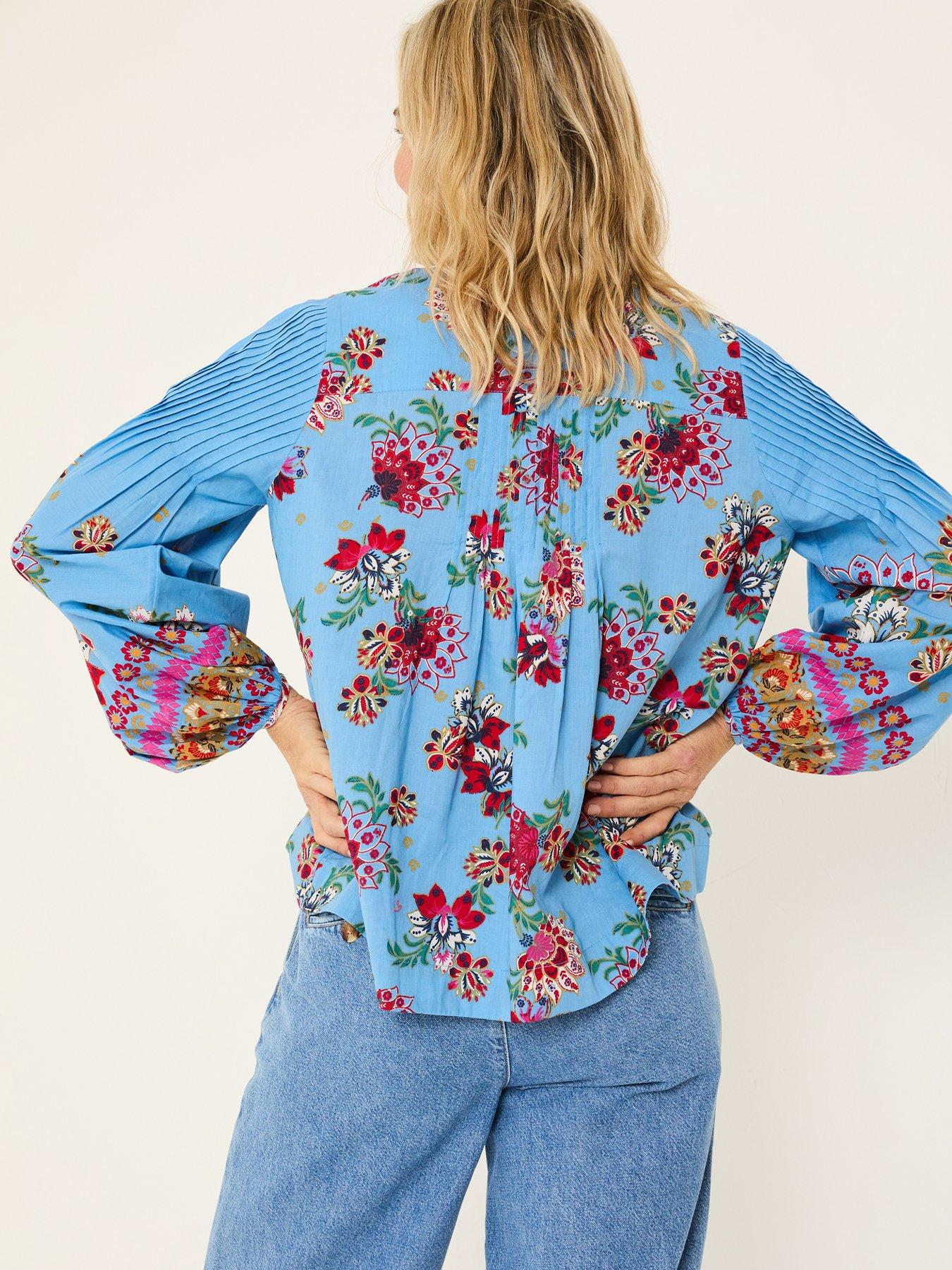 Image 2 of 5 of FatFace Sandy Blouse - Blue