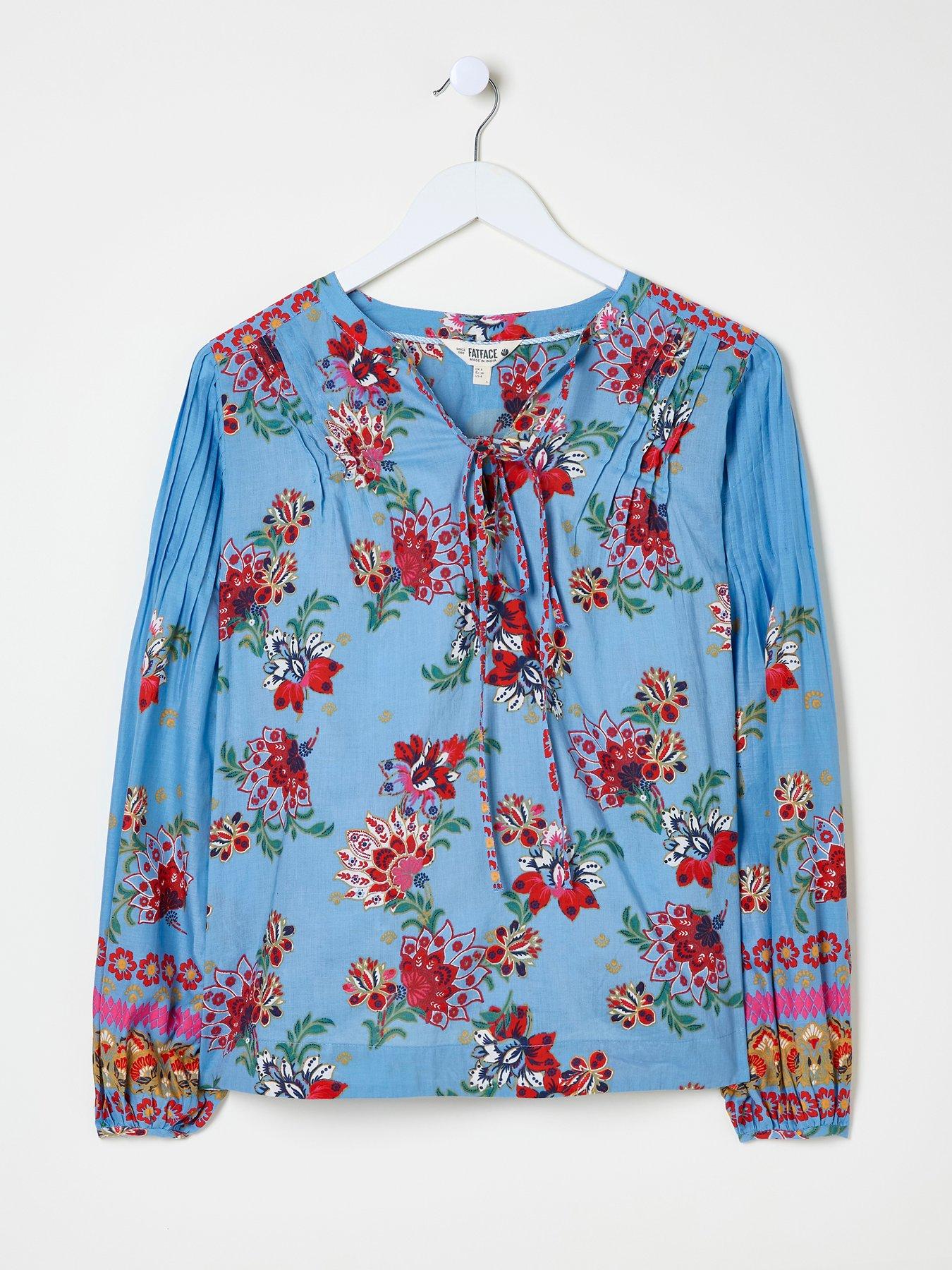 Image 5 of 5 of FatFace Sandy Blouse - Blue
