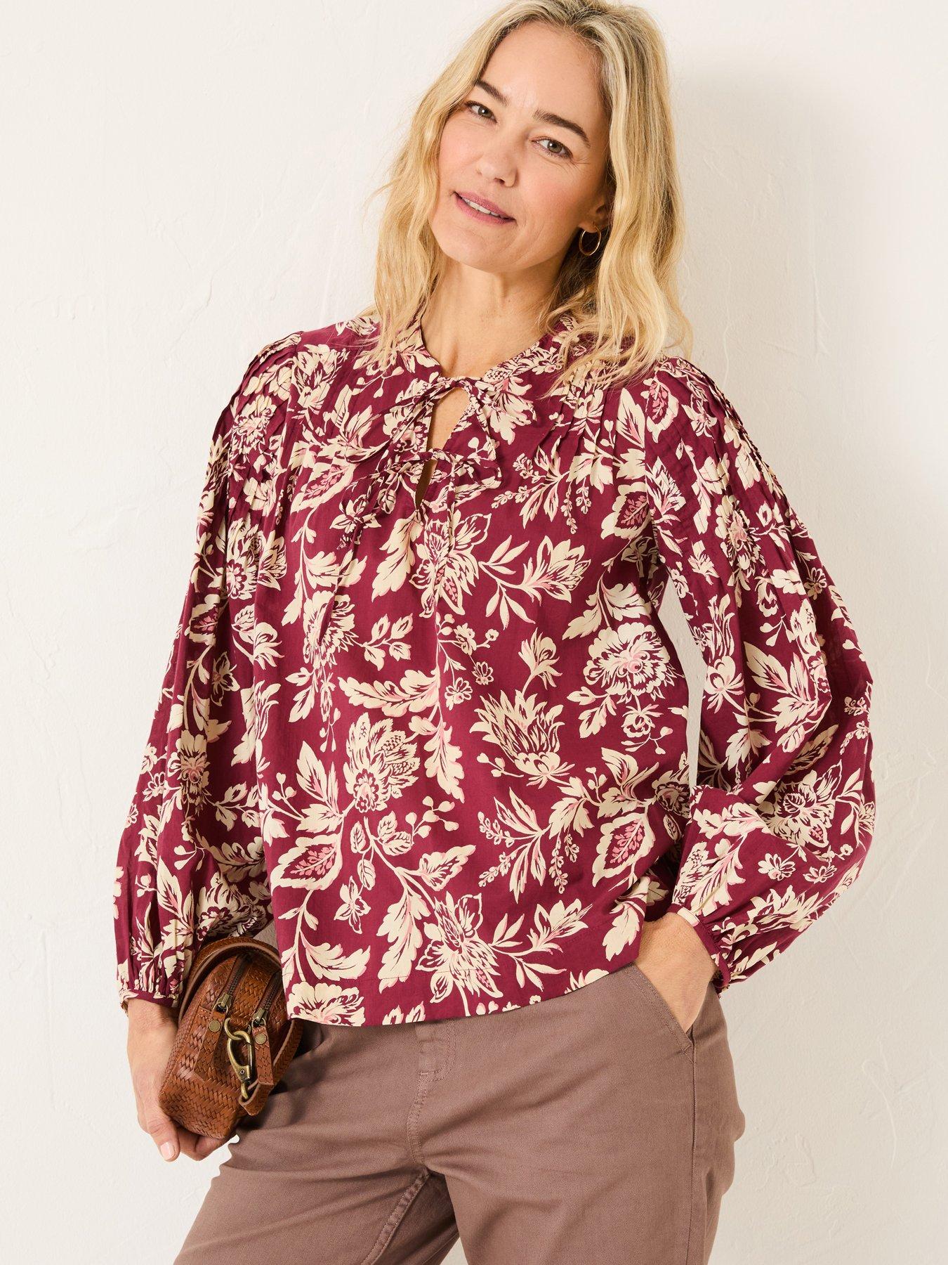 fatface-sandy-blouse-red