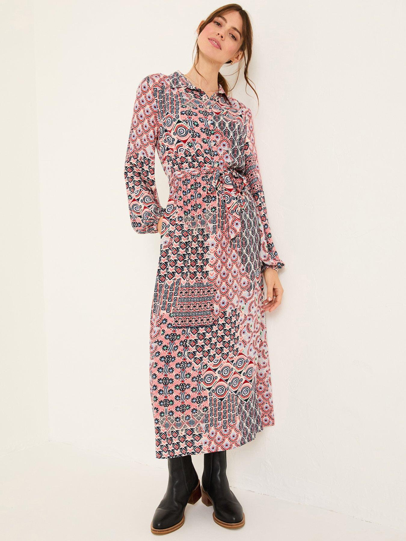 fatface-scheana-geo-midi-dress-pink-blackfront