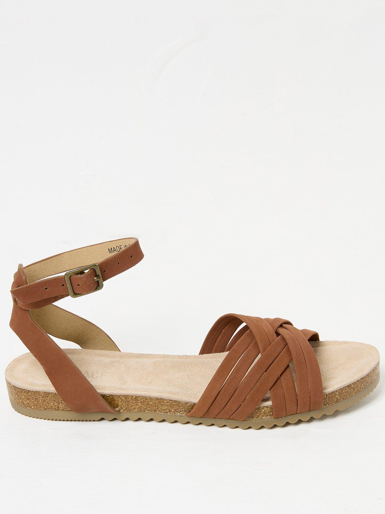 Image of FatFace Bria Sandal - Tan Brown