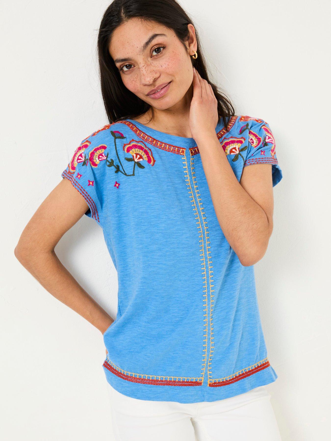 fatface-ivy-embroidered-t-shirt-blue