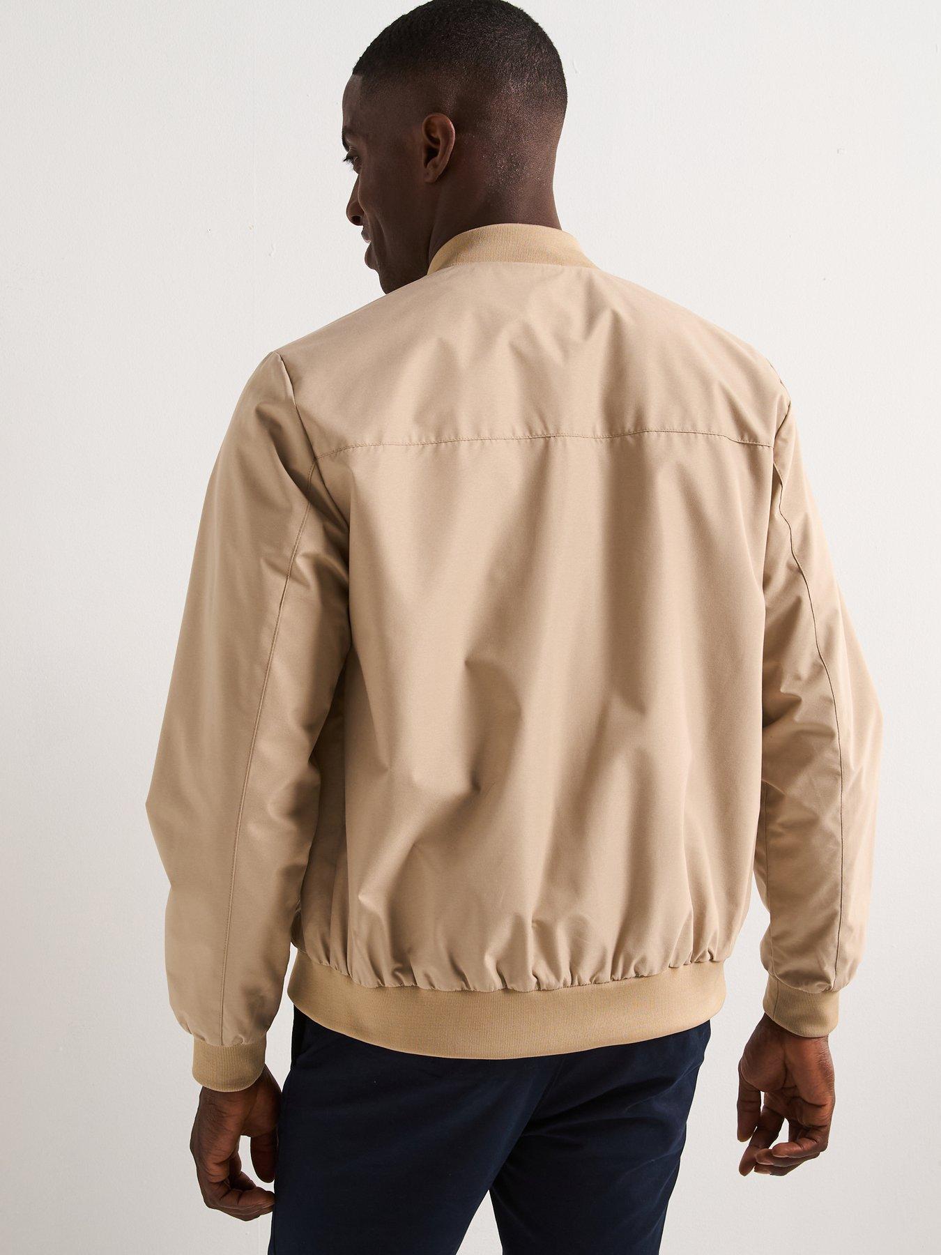 very-man-shower-resistant-bomber-jacket-beigestillFront