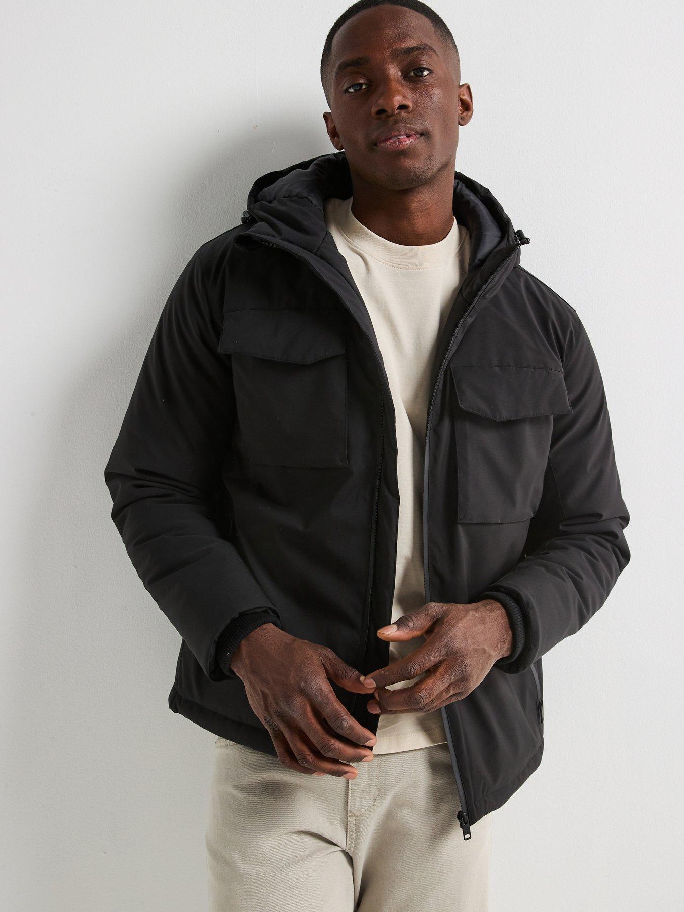 Very Man 4 Pocket Padded Jacket - Black