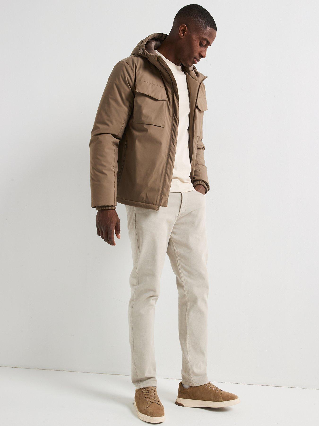 Image 5 of 6 of The Very Collection 4 Pocket Padded Jacket - Beige