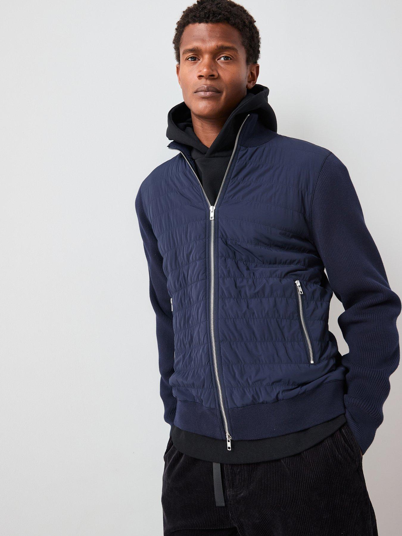 the-very-collection-hybrid-knit-funnel-jacket-with-cotton-navy