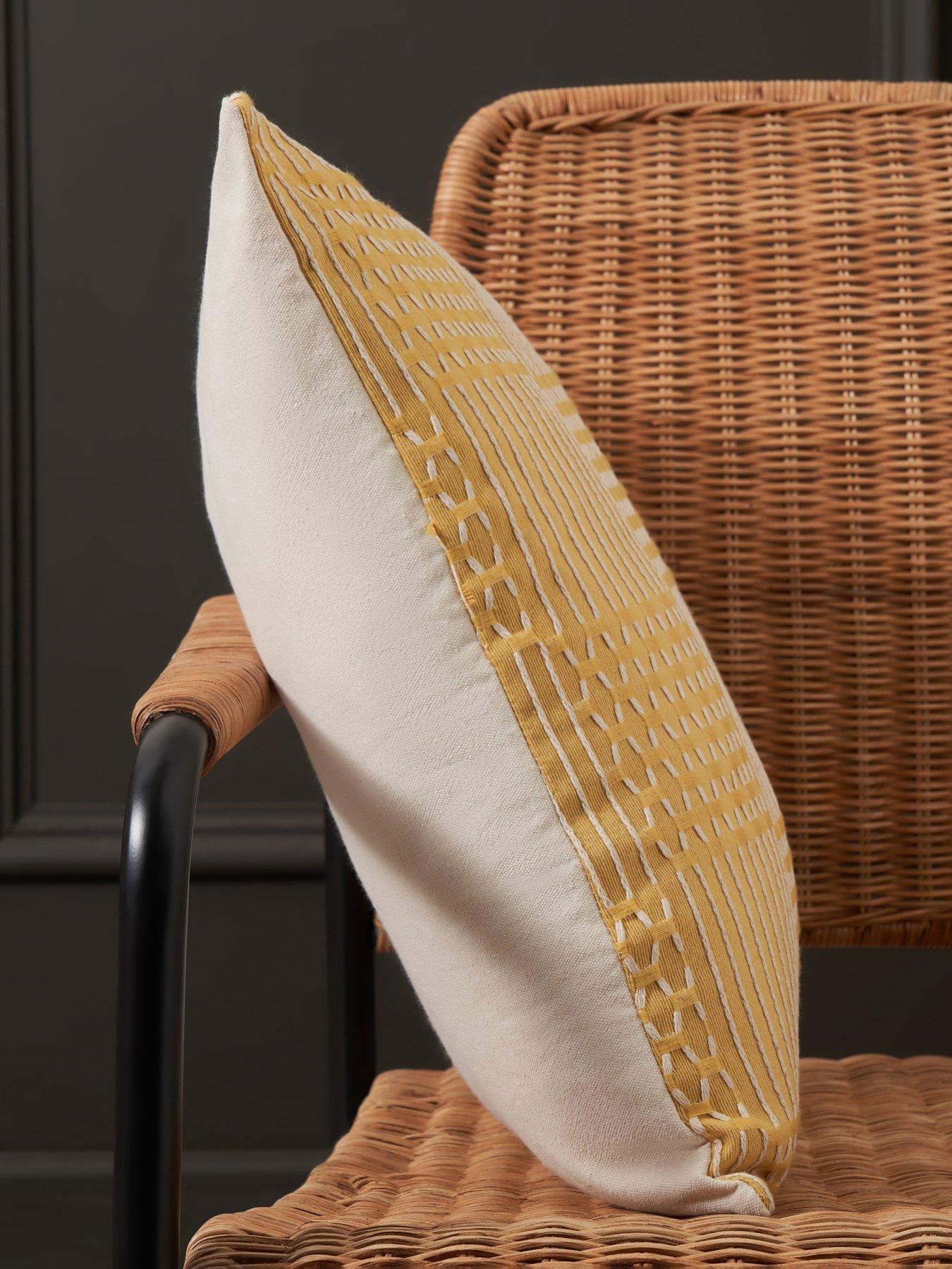 Image 3 of 5 of The Very Collection Checker Jacquard Cushion