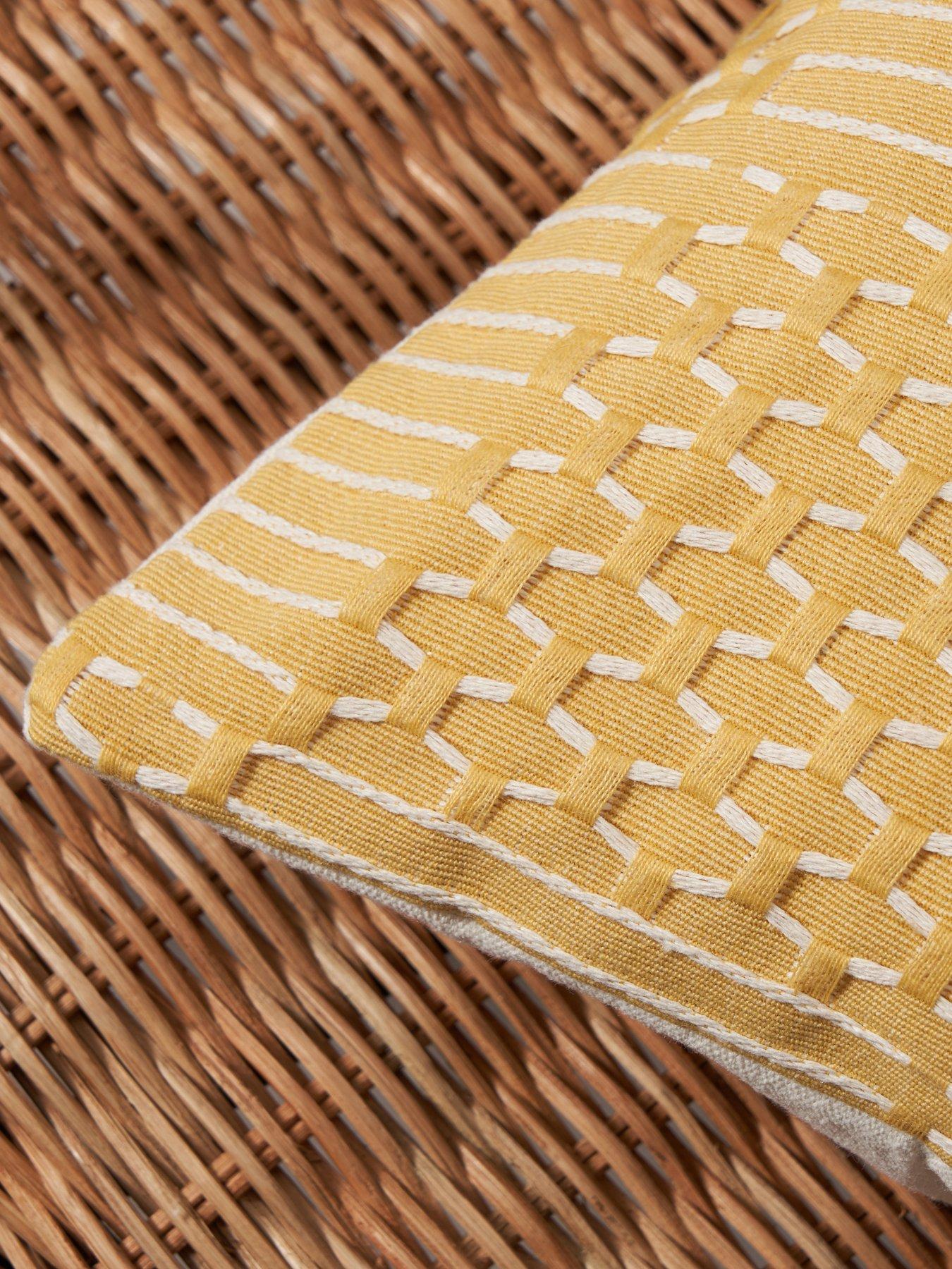 Image 4 of 5 of The Very Collection Checker Jacquard Cushion