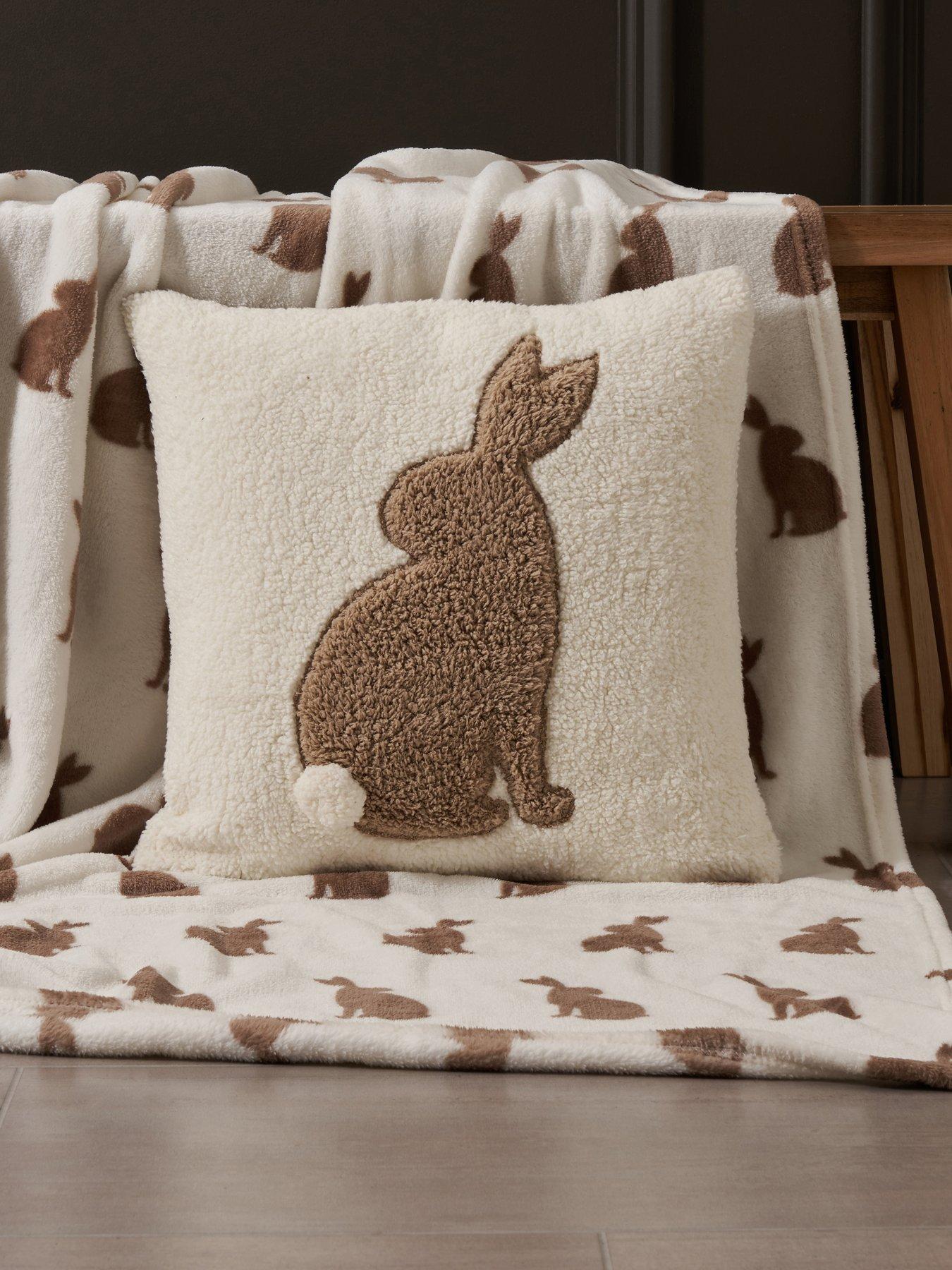 Image 5 of 5 of The Very Collection Tufted Bunny Cushion