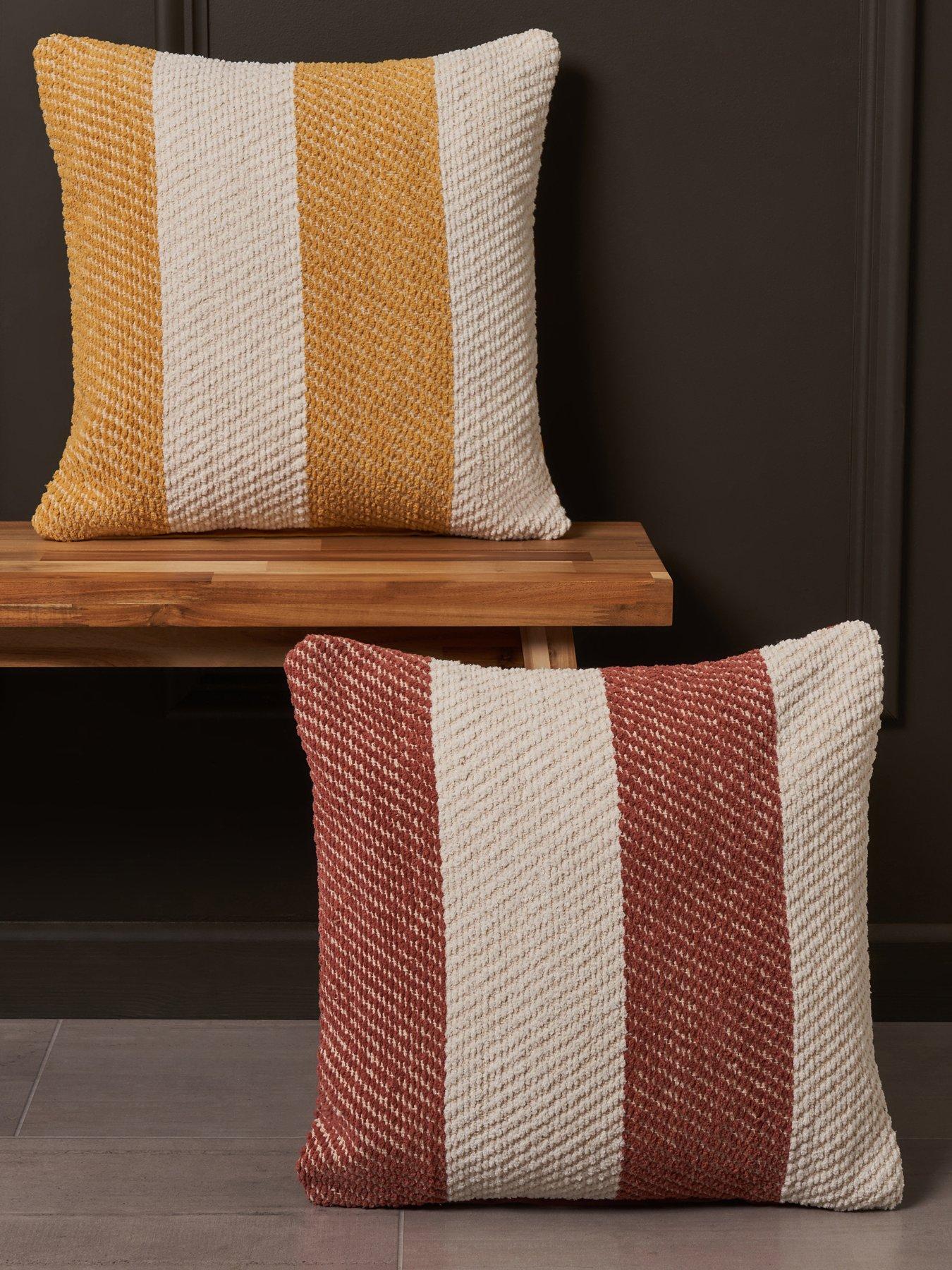 Image 5 of 7 of The Very Collection Herringbone Chenille Cushion