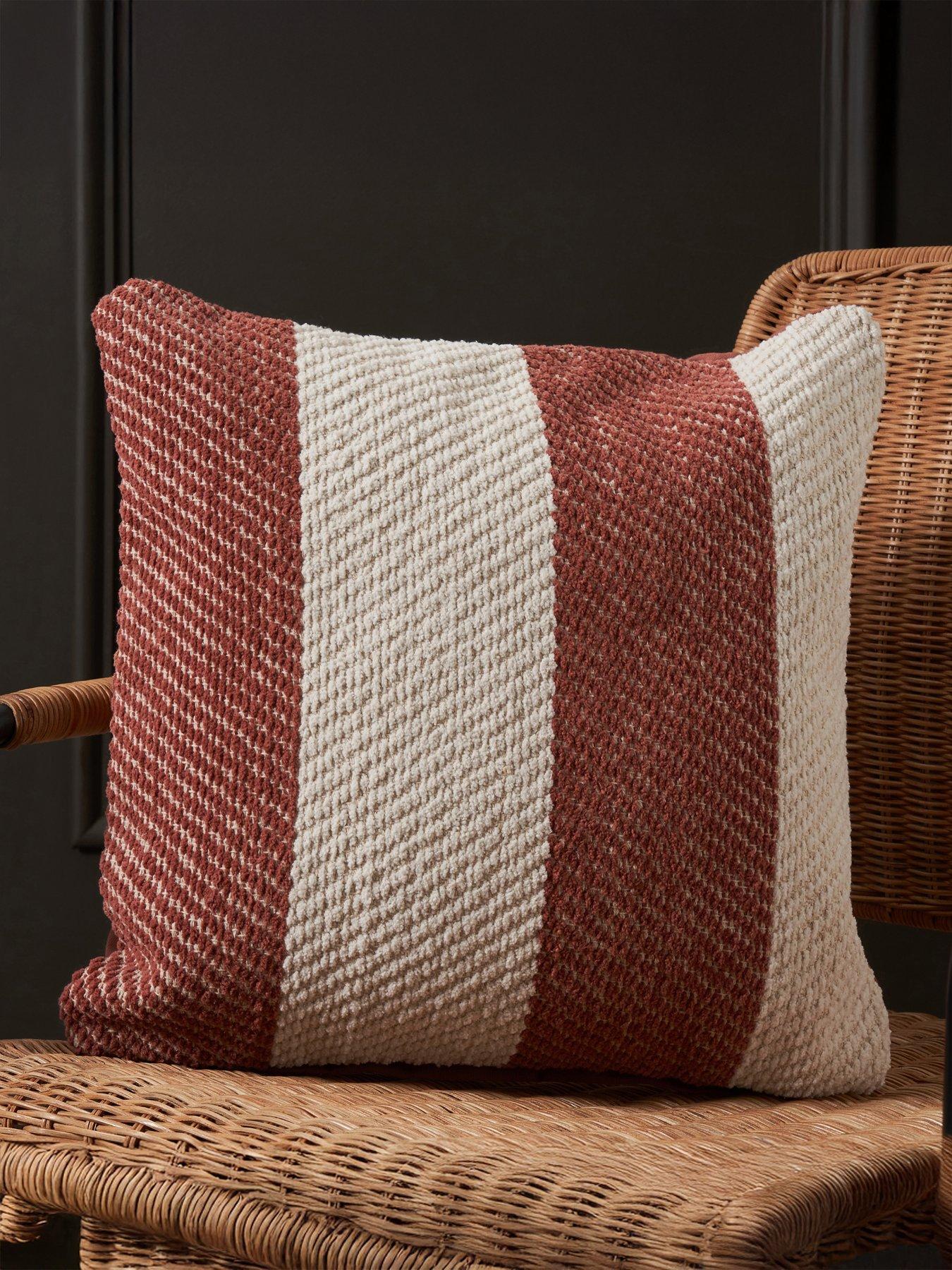 Image 6 of 7 of The Very Collection Herringbone Chenille Cushion