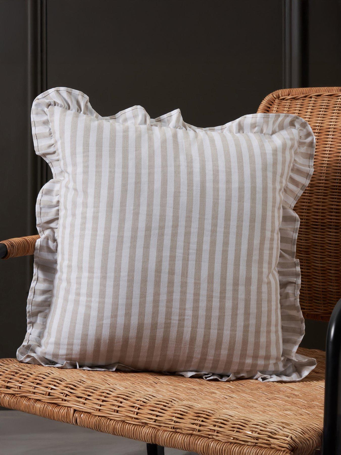 Image 5 of 7 of The Very Collection Rustic Harmony Stripe Cushion