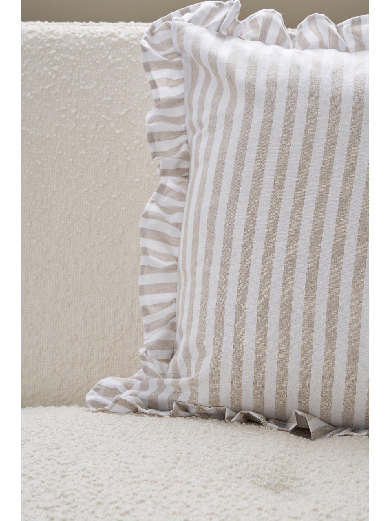 Image 6 of 7 of The Very Collection Rustic Harmony Stripe Cushion